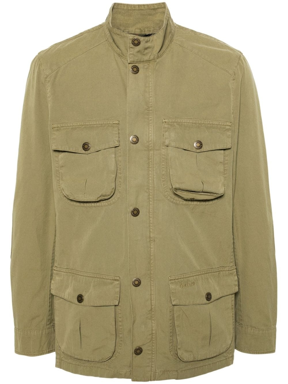 press-stud cotton cargo jacket - 1