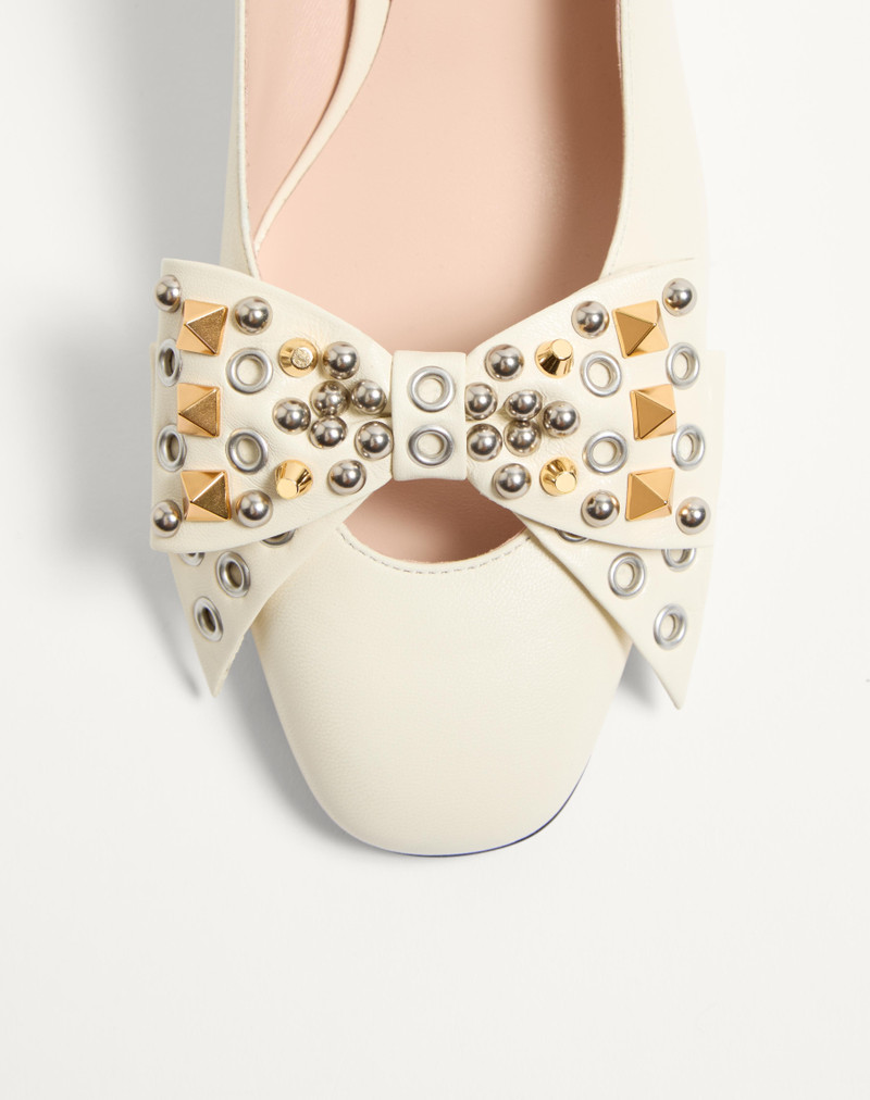 Valentino BOWOW PUMP IN KIDSKIN WITH STUDS 45MM outlook