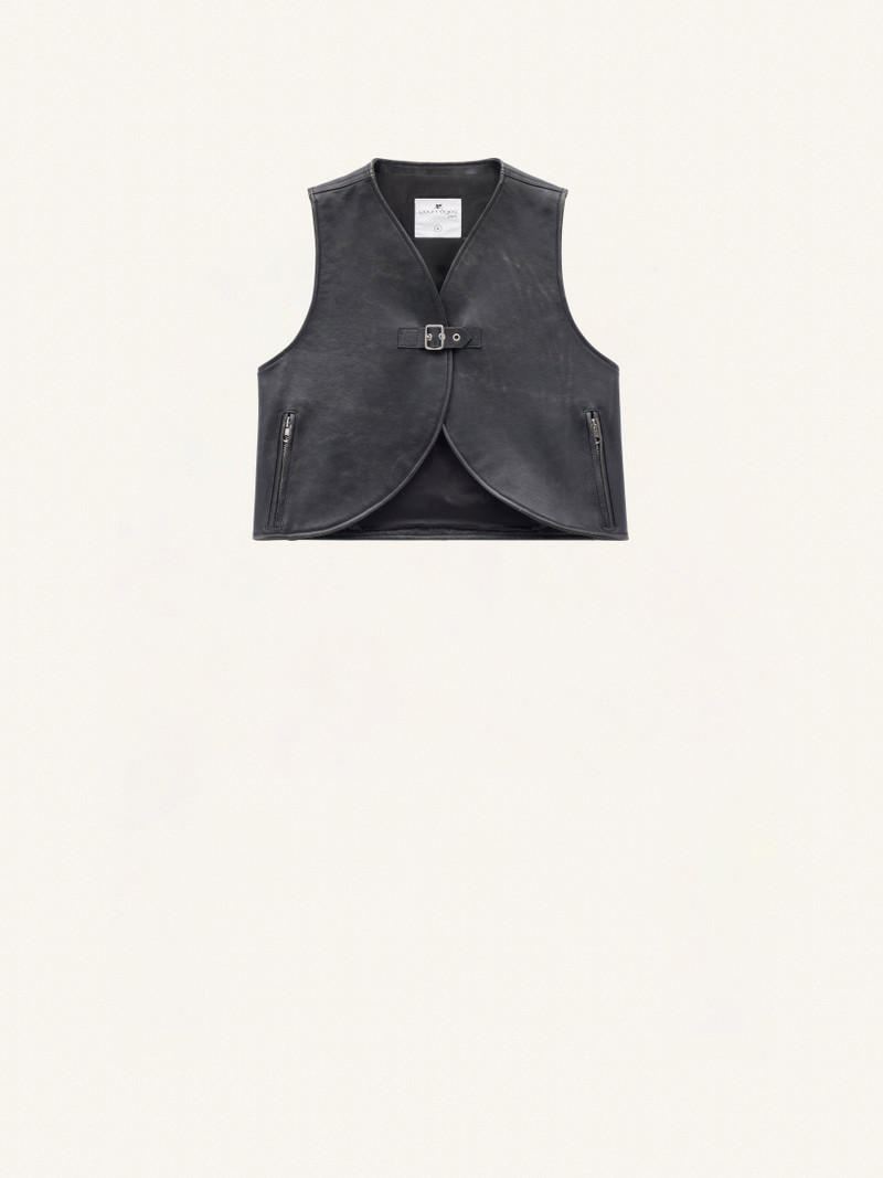 ELLIPSE LEATHER VEST 1