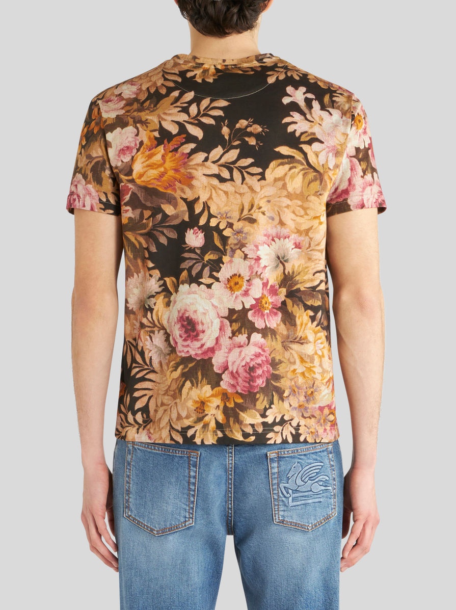 FLORAL PRINT T-SHIRT - 4