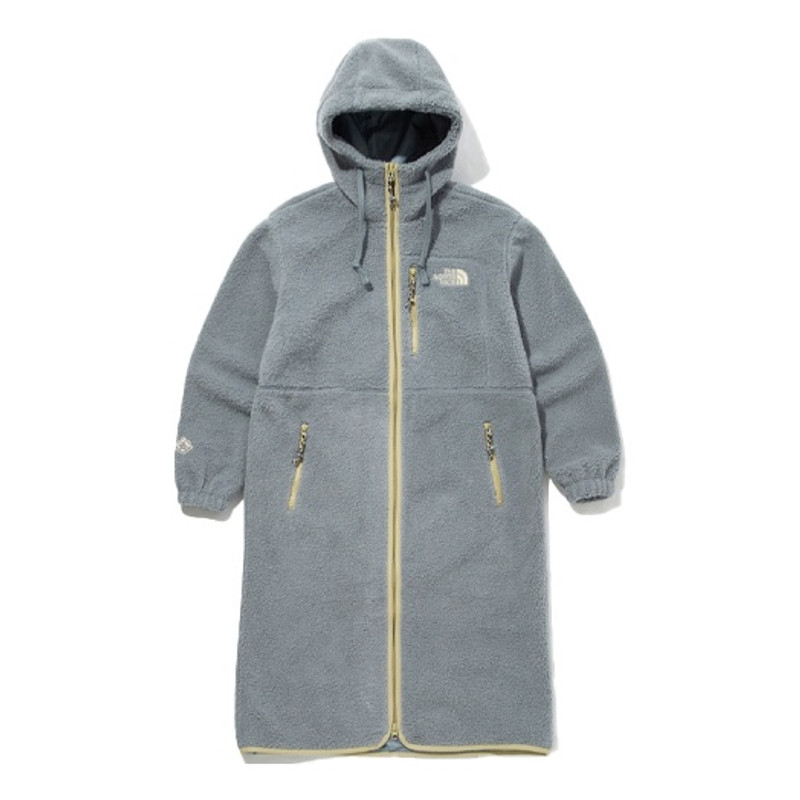 NORTH FACE 스트리트 스타일 로고 코트 '회색'NC4FM50C - 1
