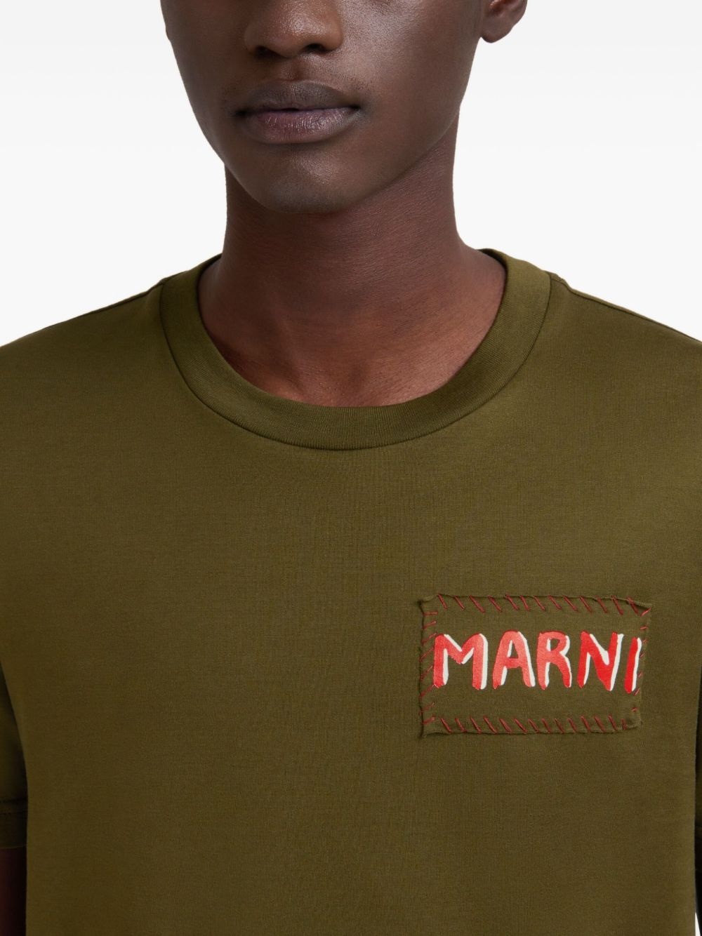 logo-patch T-shirt - 4