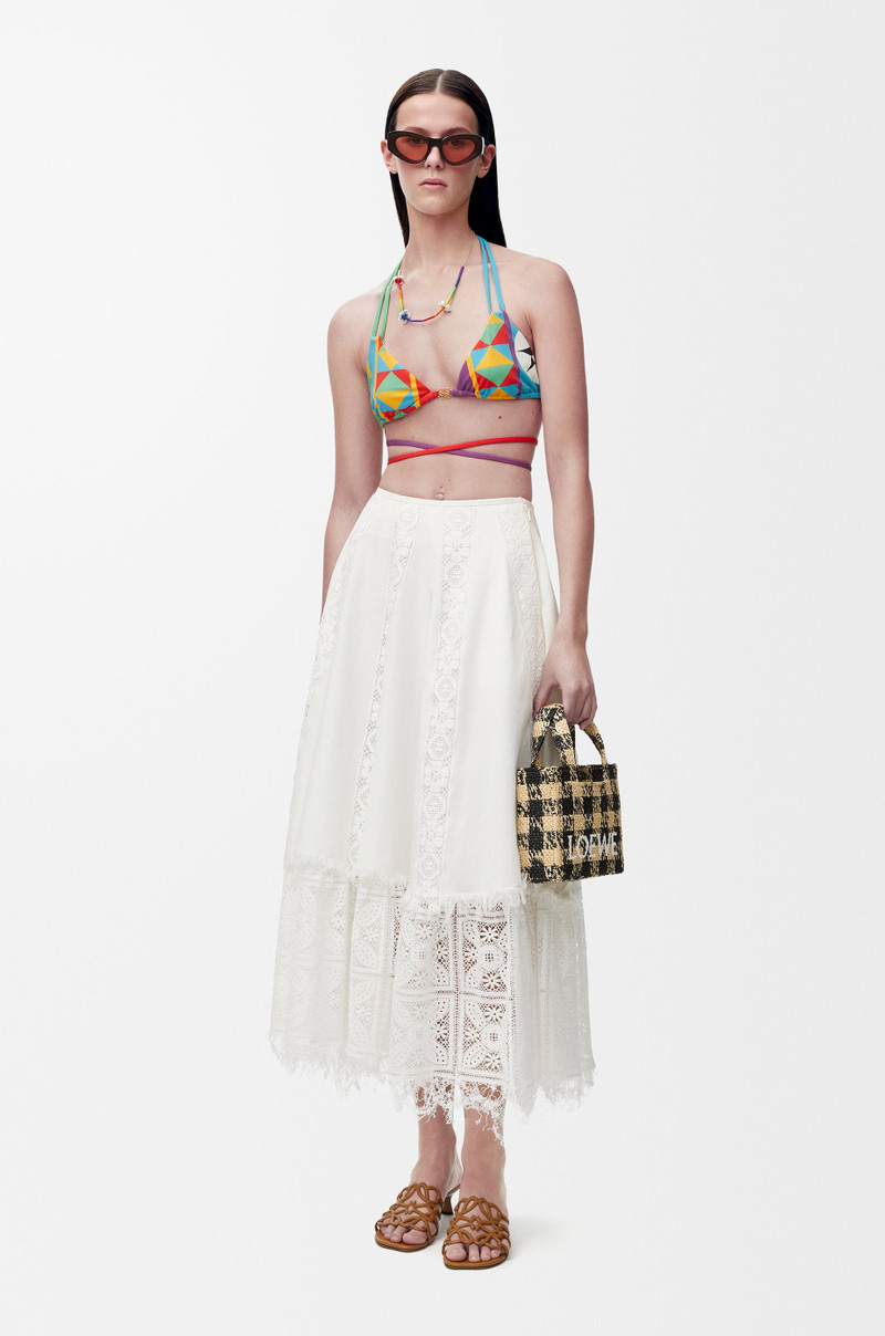 Loewe Skirt in cotton and silk outlook