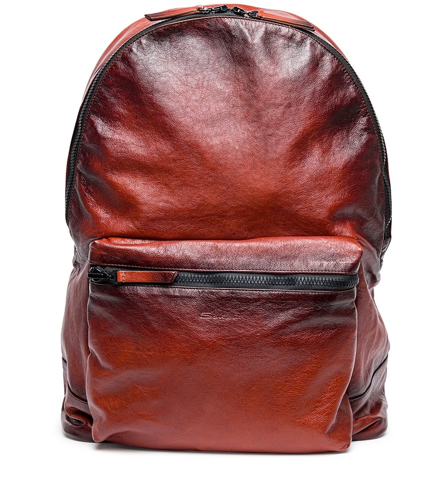 Leather backpack - 1