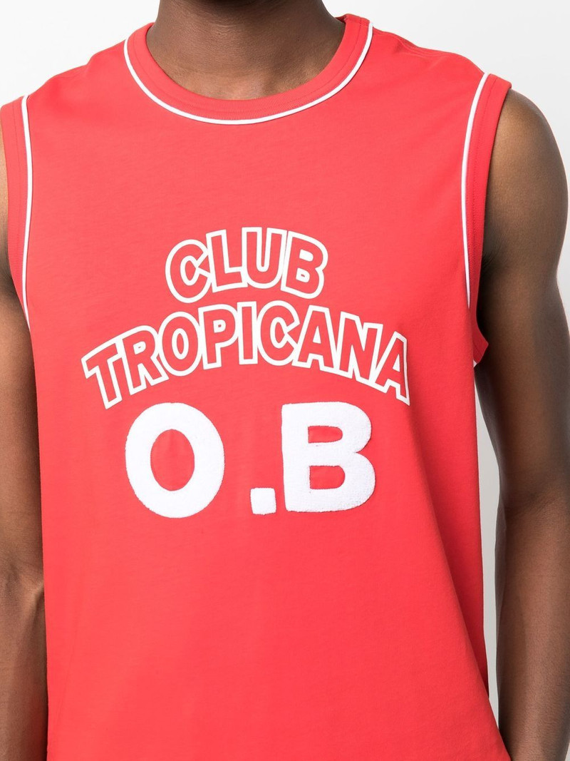Dubois Club Tropicana-print tank top 5