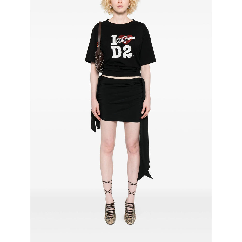 Dsquared2 Black Tops - T-Shirts & Jerseys Women - 4
