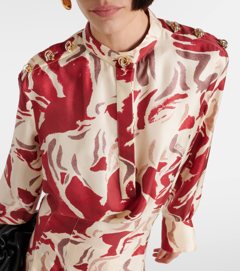 Felicia printed silk maxi dress 4