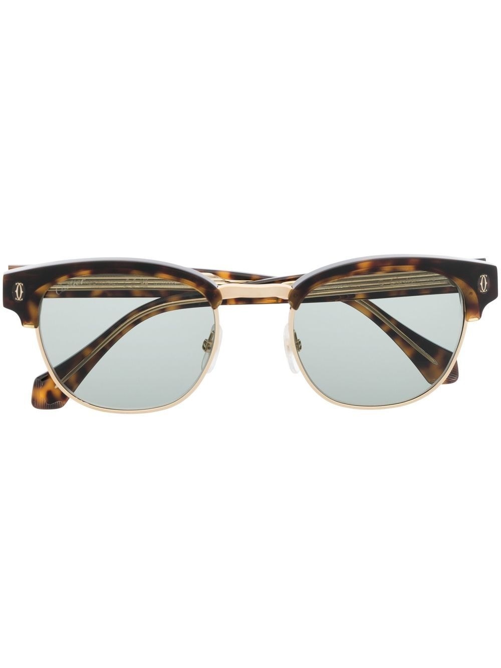 tortoiseshell-effect sunglasses - 1