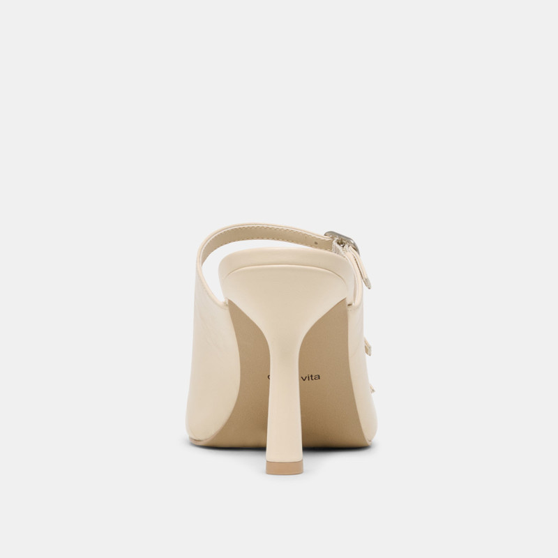 NEKO HEELS BONE LEATHER 9