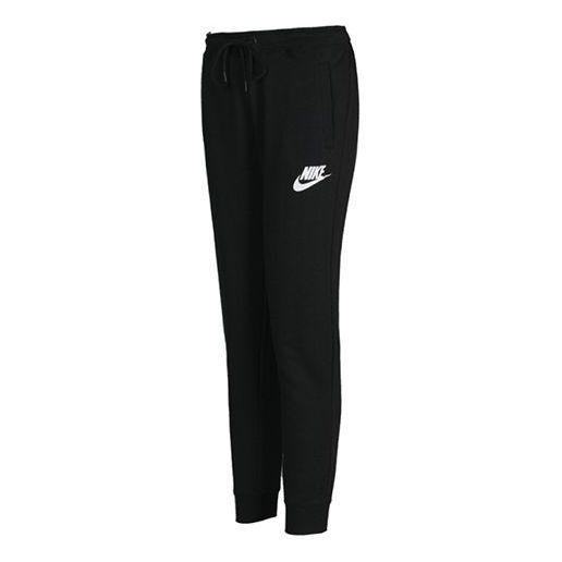 (WMNS) Nike As W Nsw Rally Pant Bundle Feet Sports Long Pants Black 931869-010 - 1