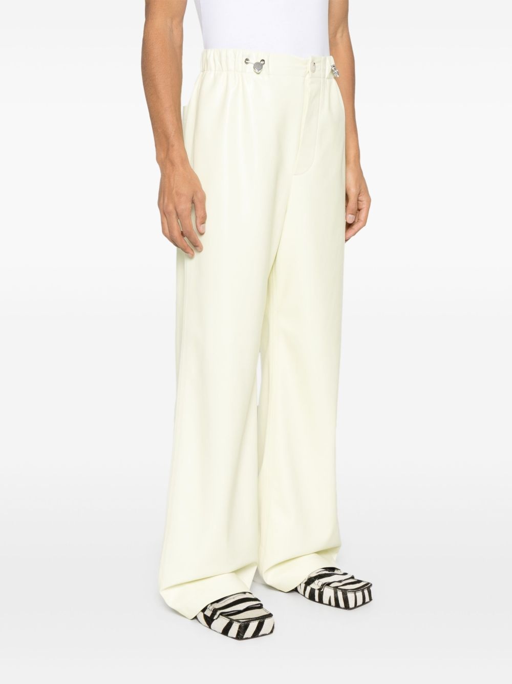 faux-leather trousers - 3