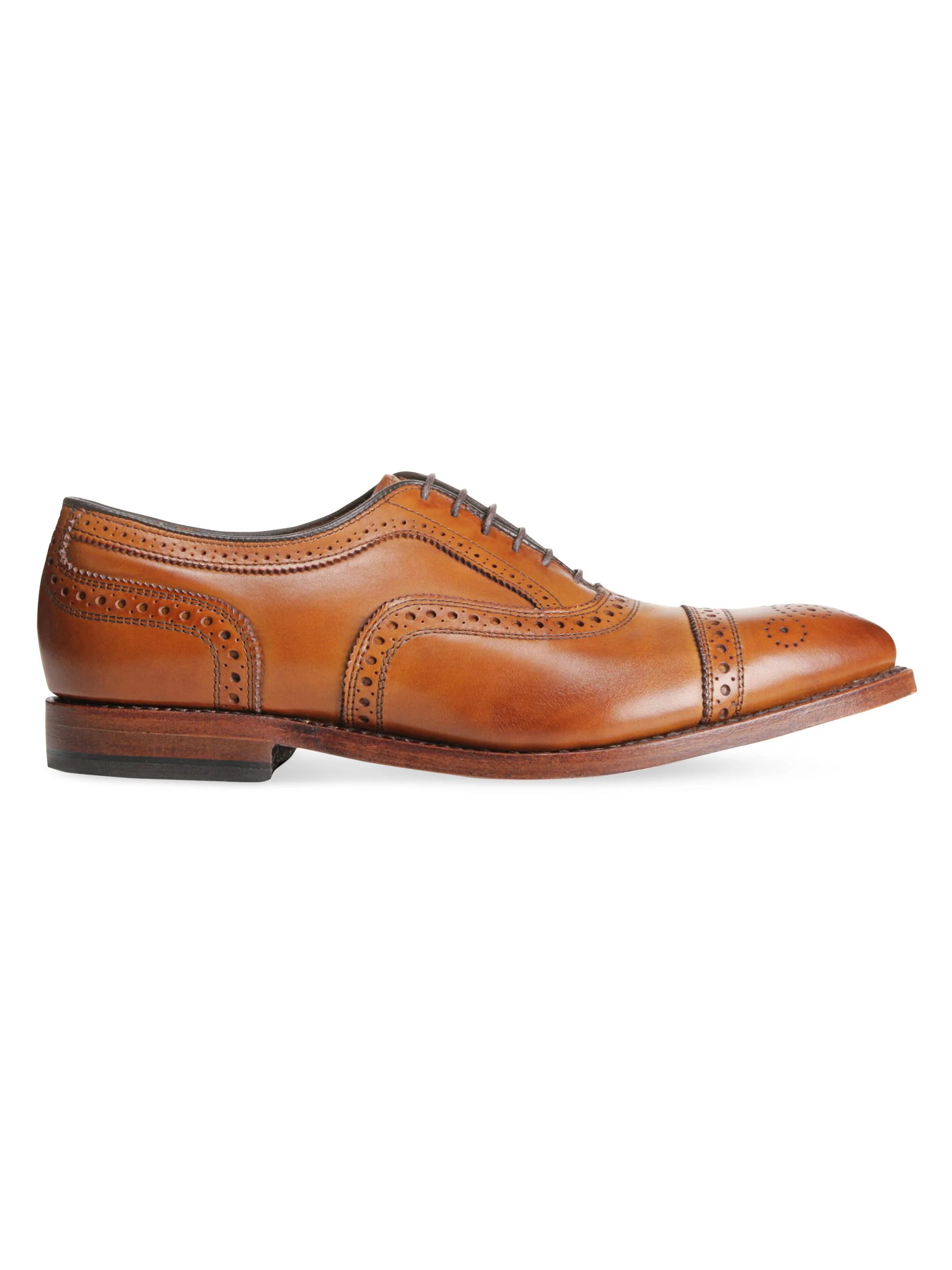 Men's Strand Leather Cap-Toe Oxfords - Walnut - 1