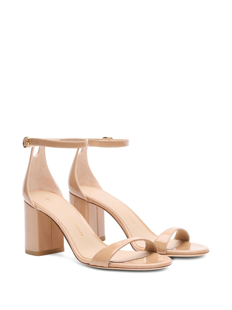Stuart Weitzman 75mm Nudist II block-heel sandal outlook