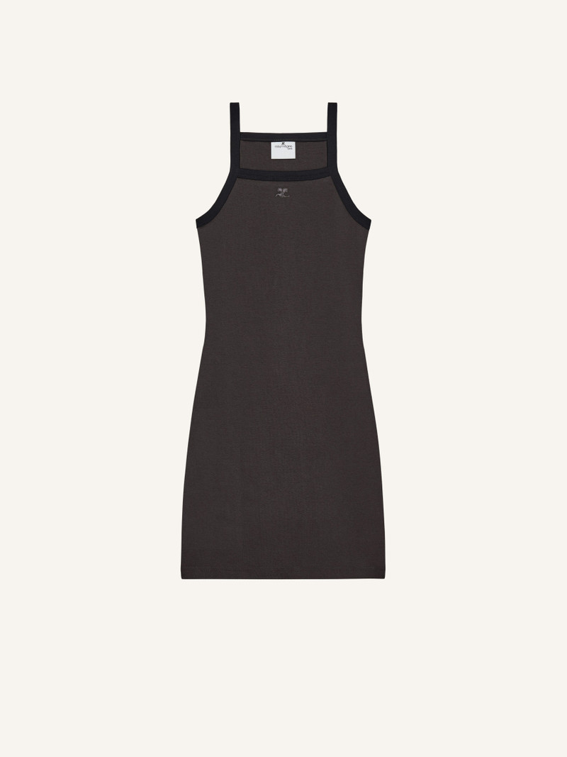 CONTRAST MINI DRESS 1