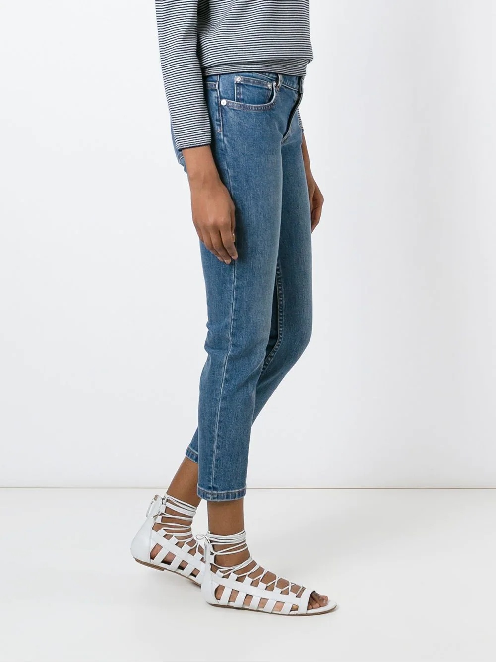 cropped jeans - 4