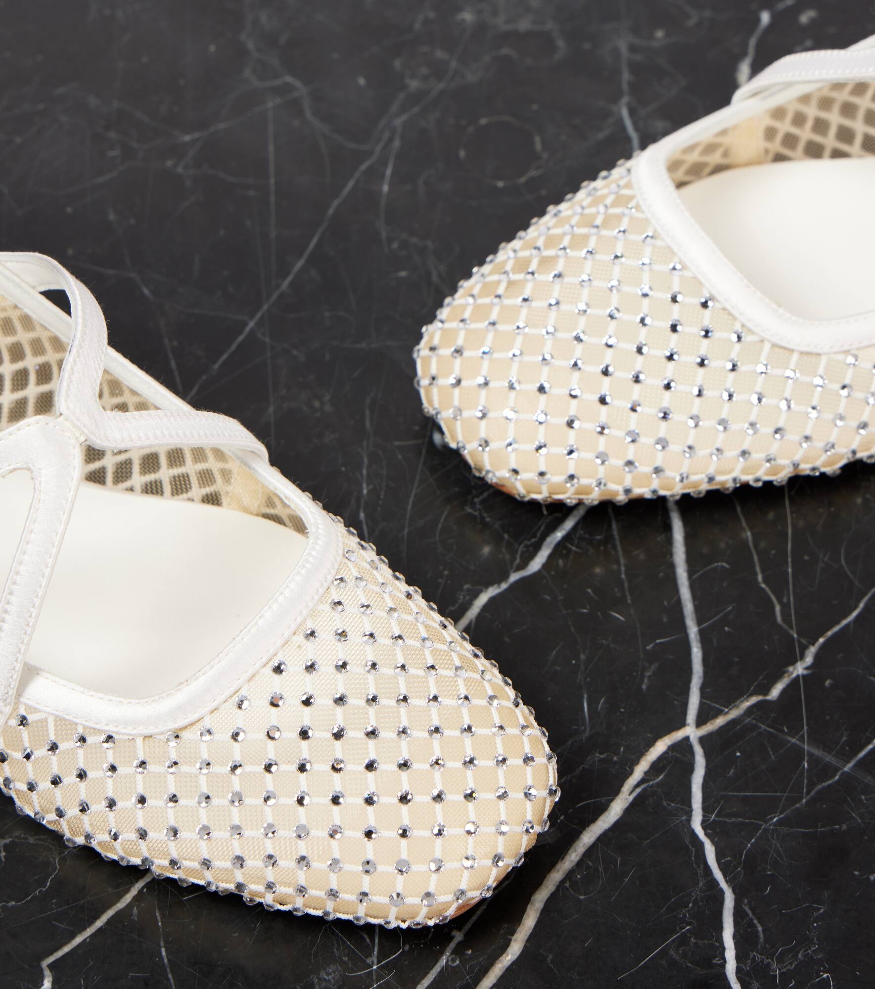 Astoria embellished mesh ballet flats - 5