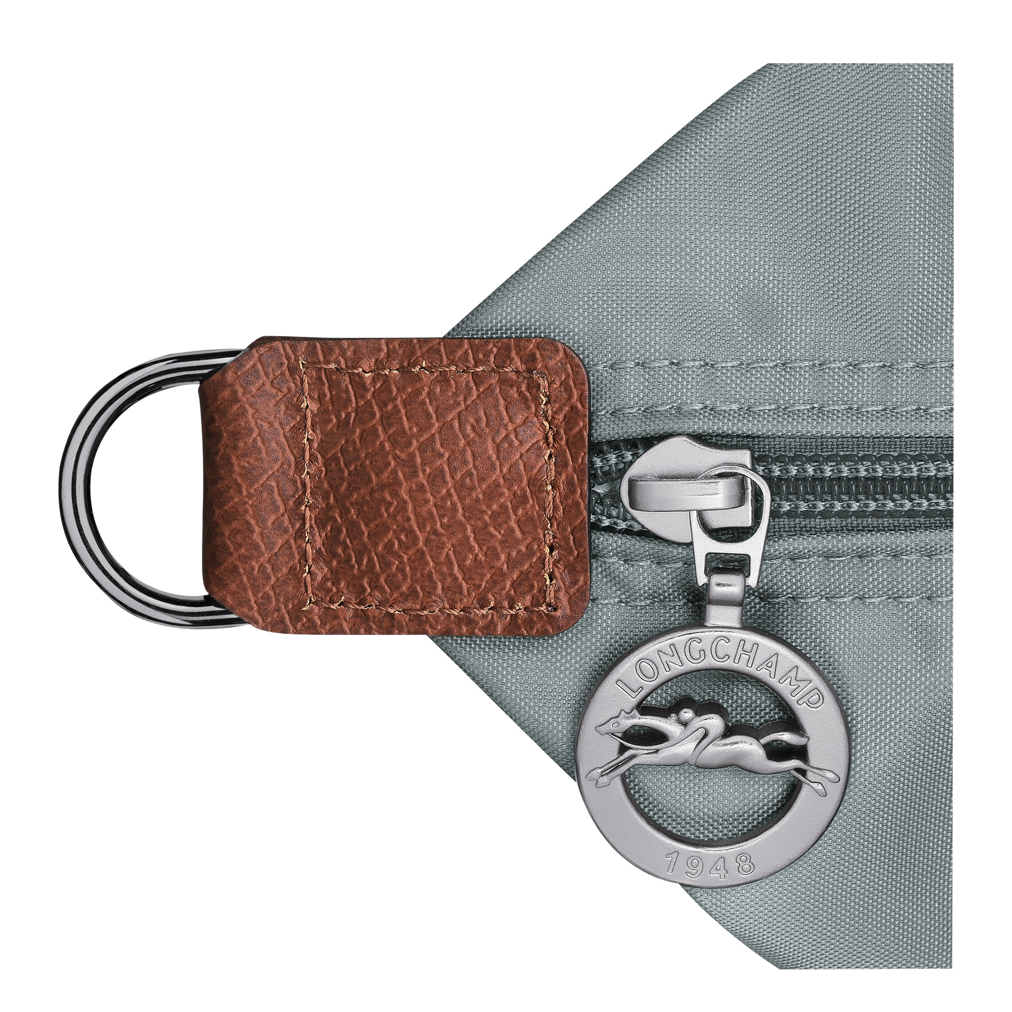 Le Pliage Original Travel bag expandable Steel - Recycled canvas - 5