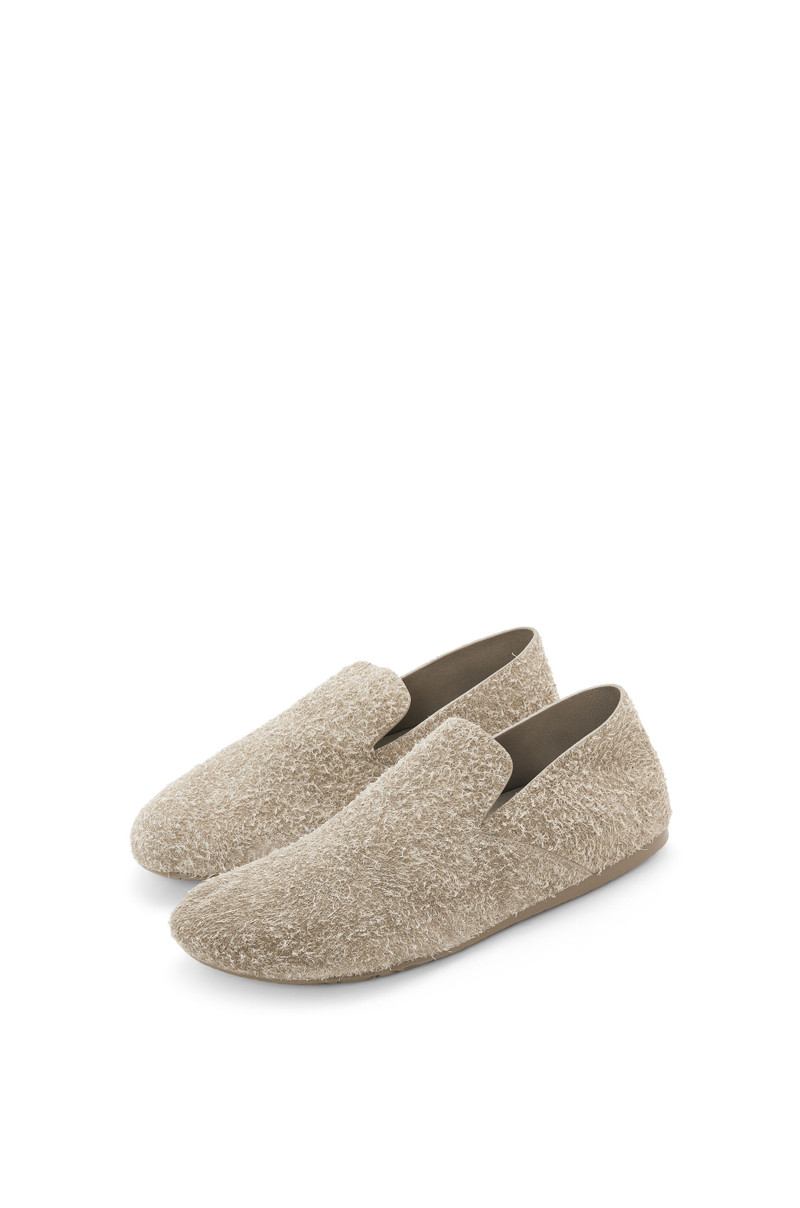 Loewe Lago slipper in brushed suede outlook