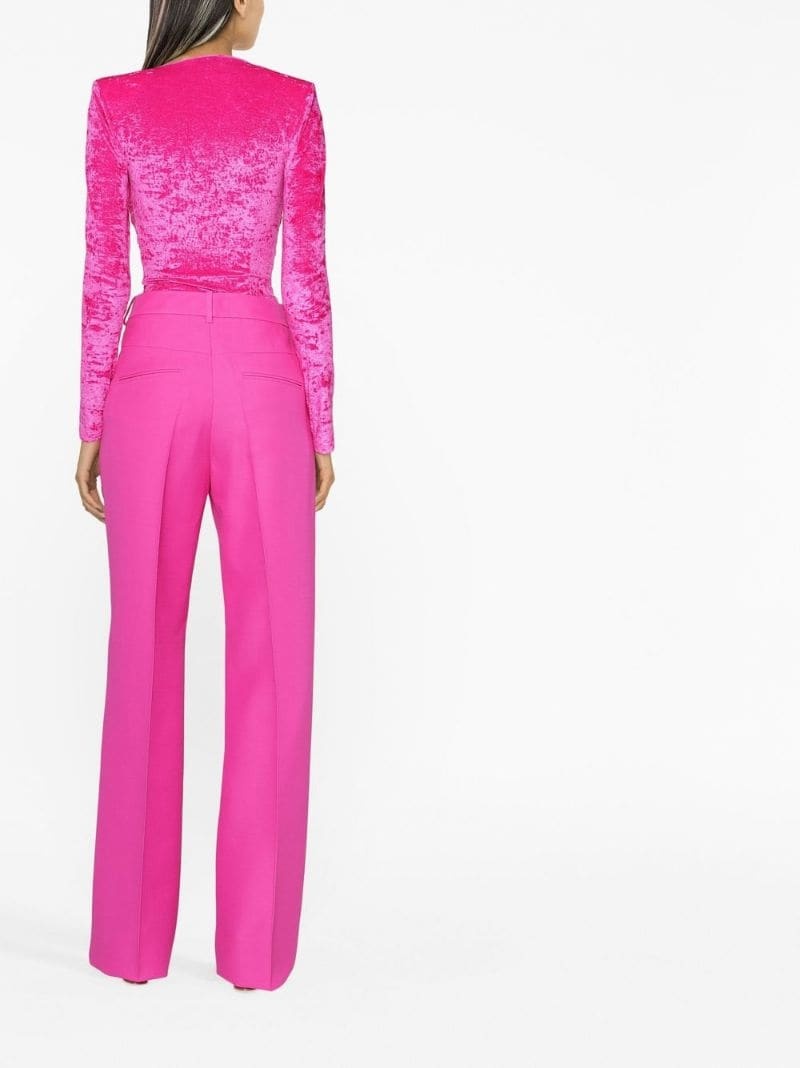 high-waisted trousers - 4