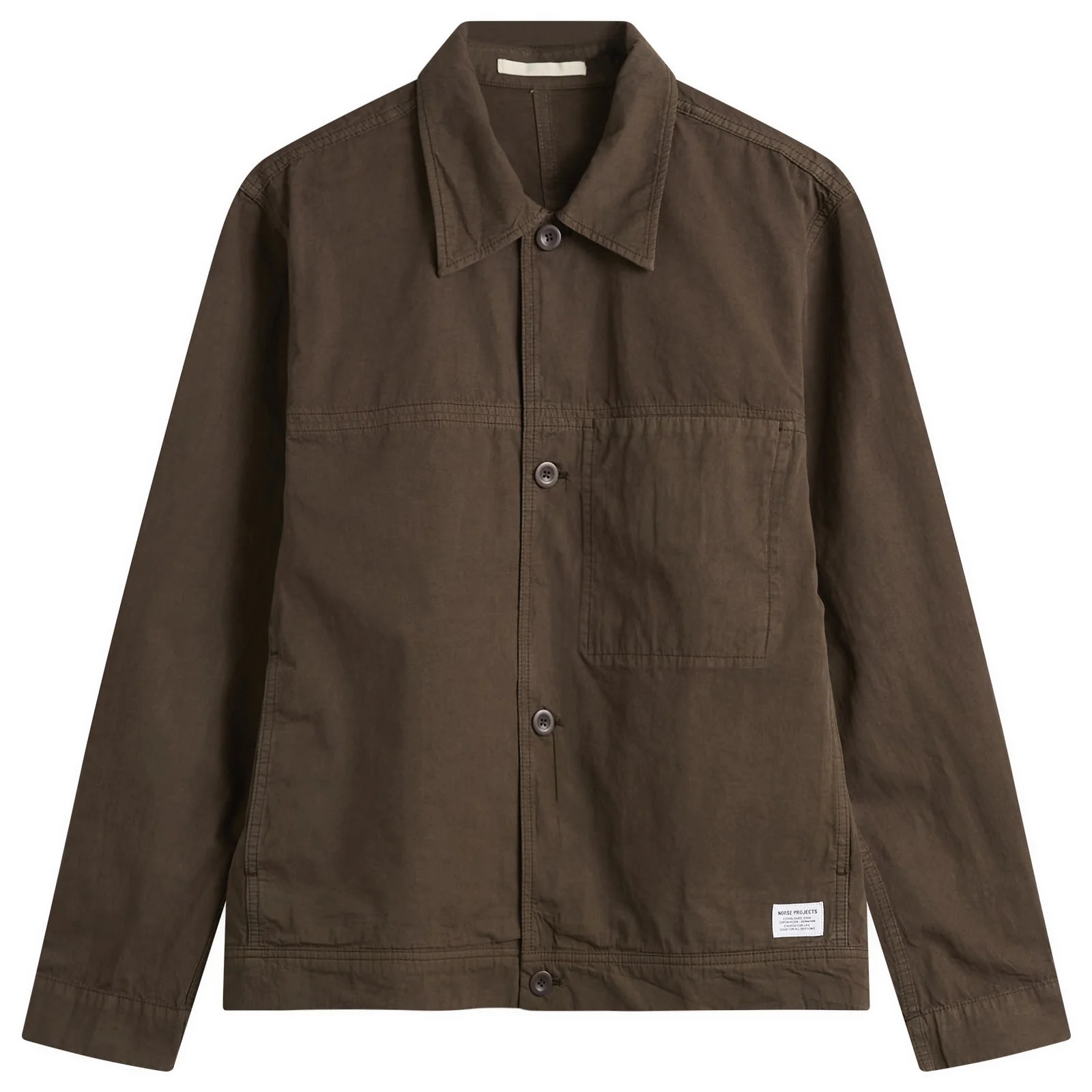 Norse Projects Arresskov Compact Cotton Shirt Jacket - 1