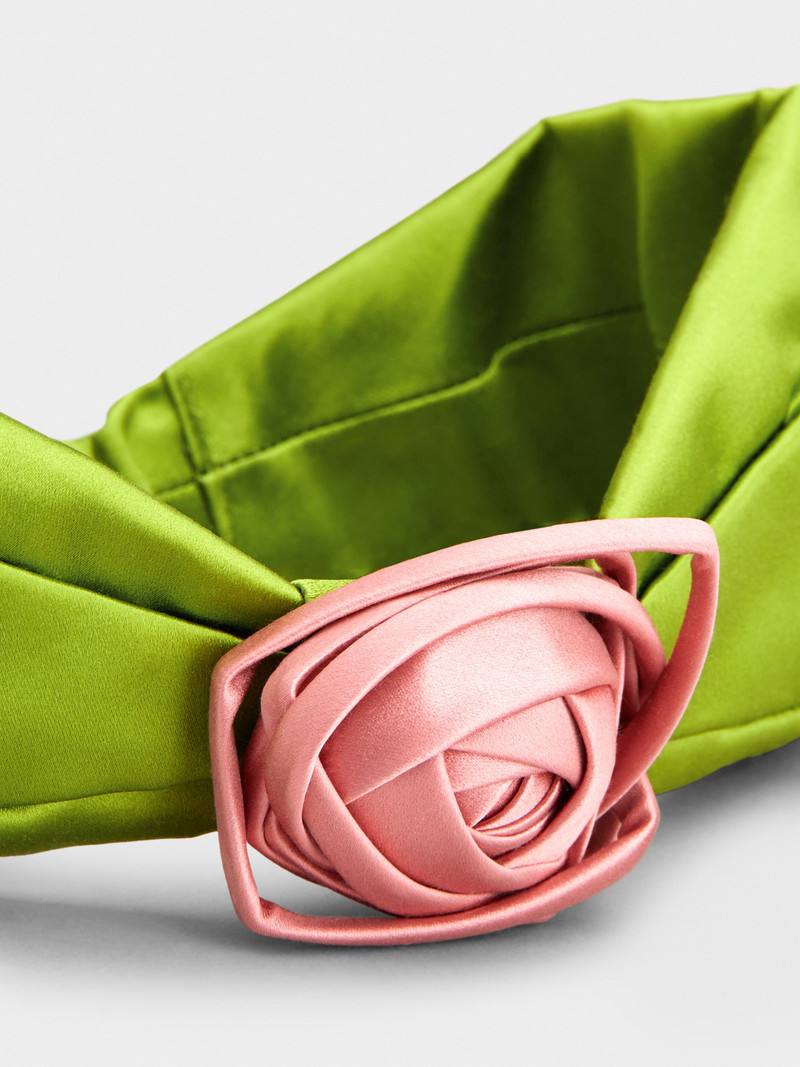 Rose Vivier Bandeau in satin 3