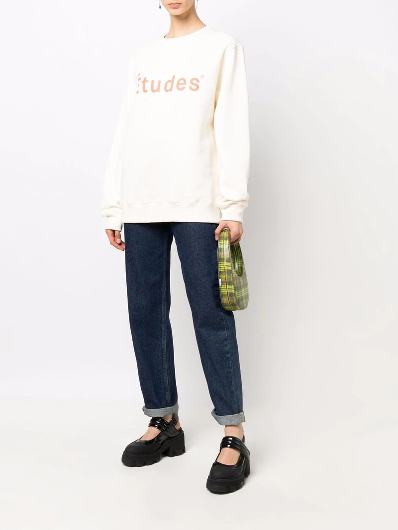 logo-print organic cotton sweatshirt 3