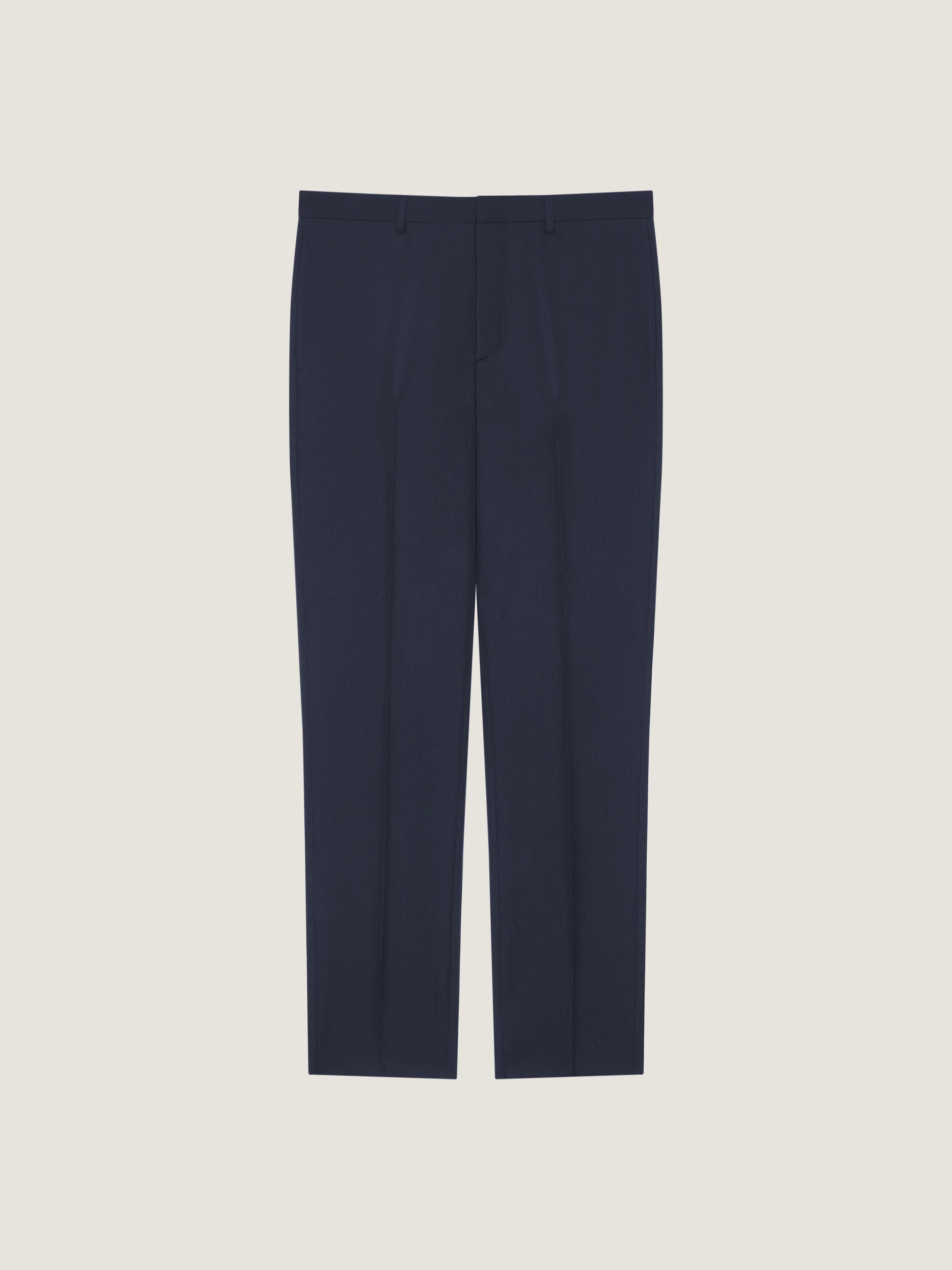 SLIM FIT TAILORED PANTS IN WOOL - 1