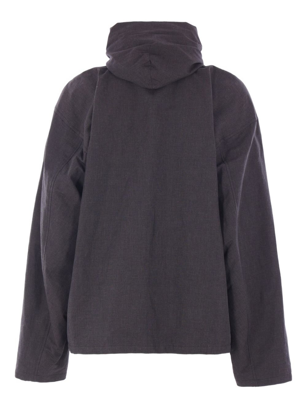 hooded logo-embroidered jacket - 2