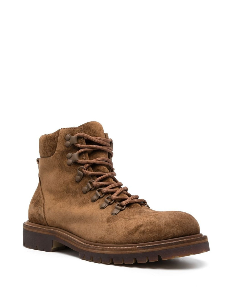 OFFICINE CREATIVE Boss suede ankle boots outlook