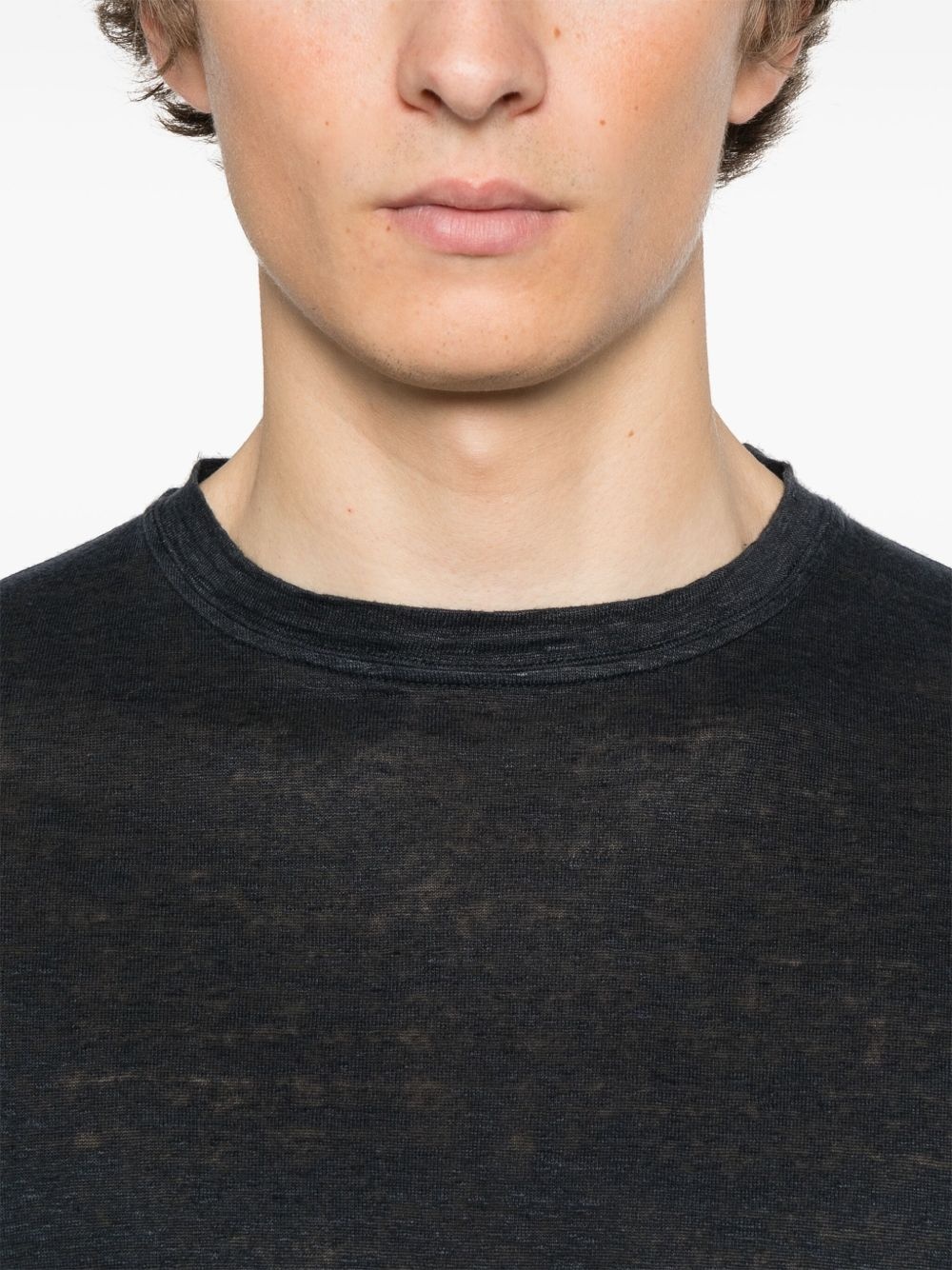 linen T-shirt - 4