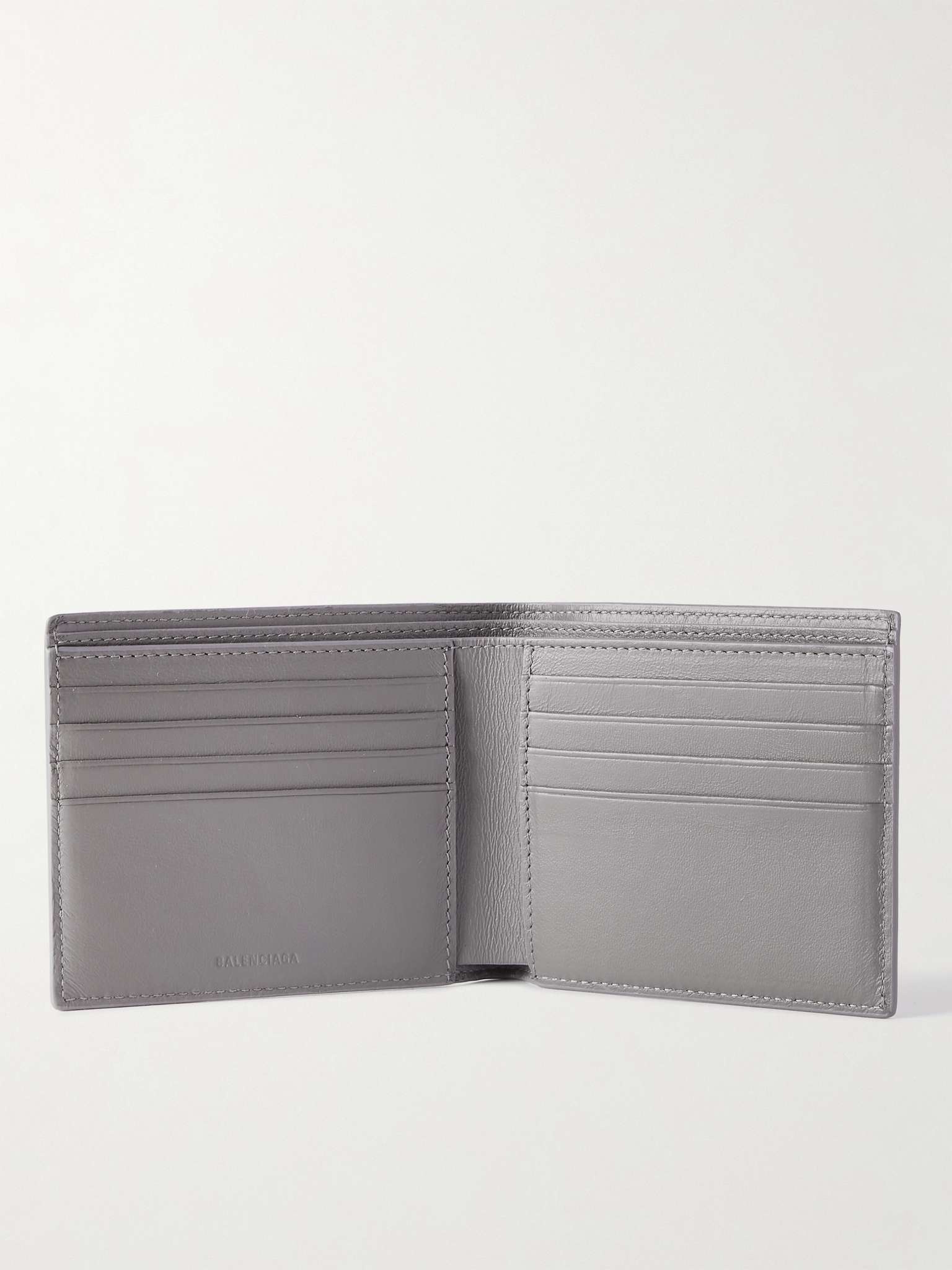 Logo-Perforated Full-Grain Leather Billfold Wallet - 2