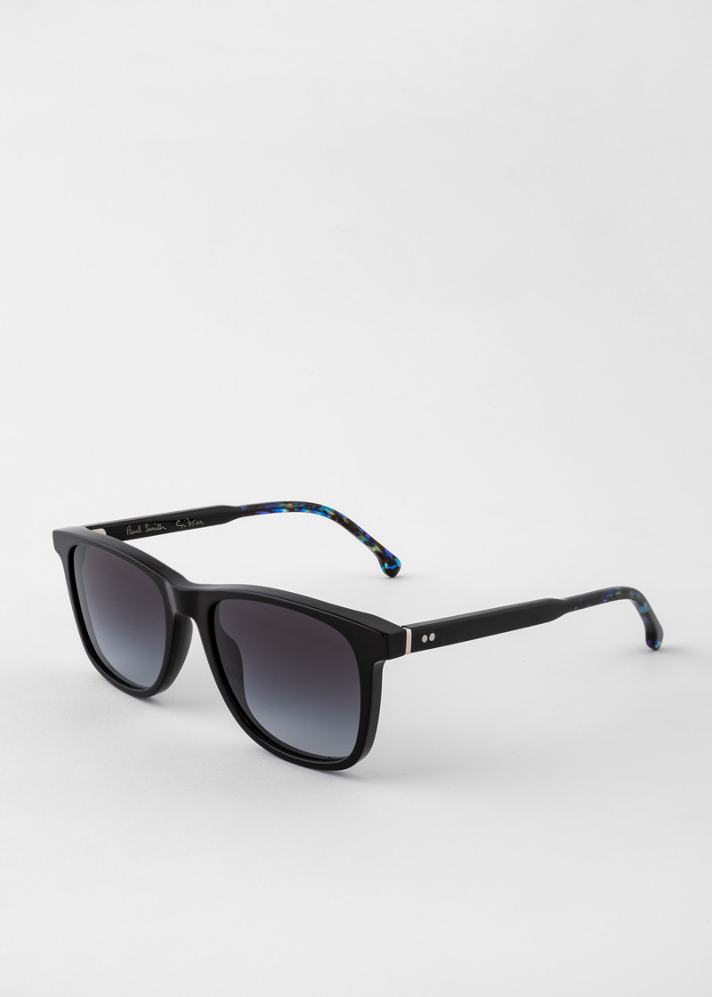 Paul Smith Black 'Gibson' Sunglasses outlook