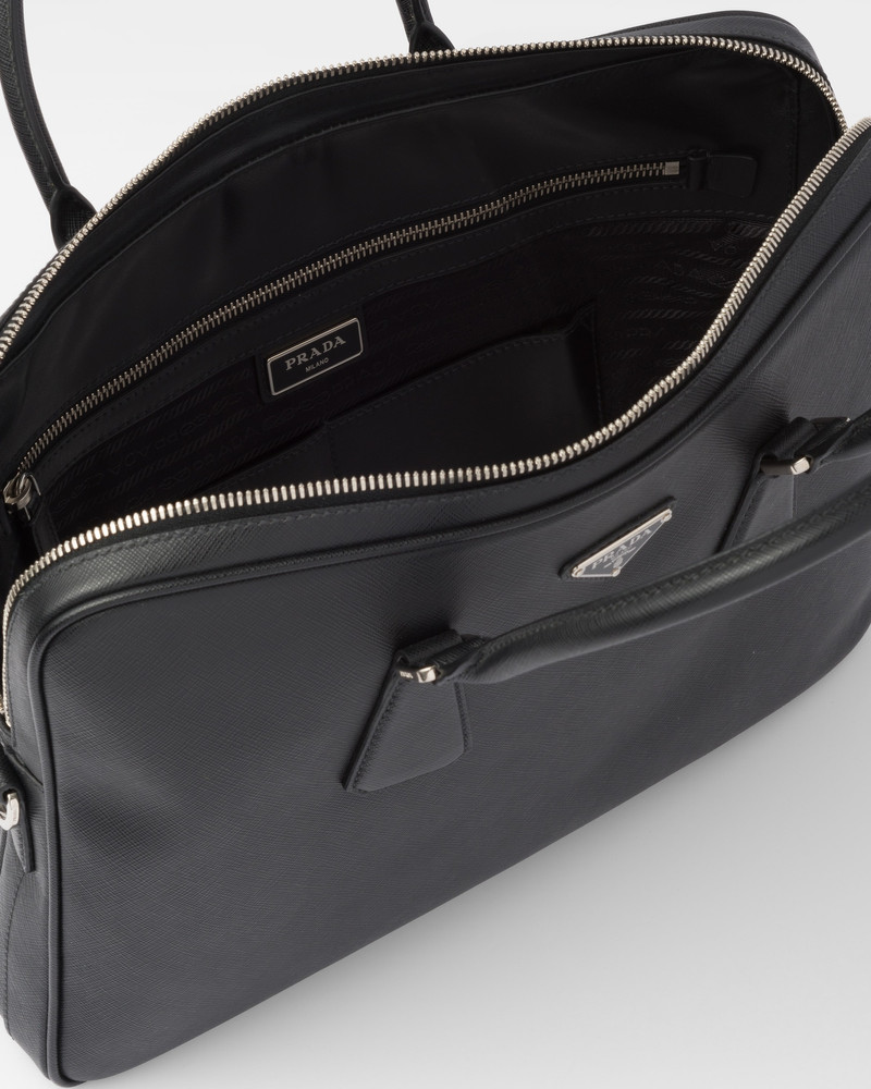 Saffiano Leather Work Bag 5