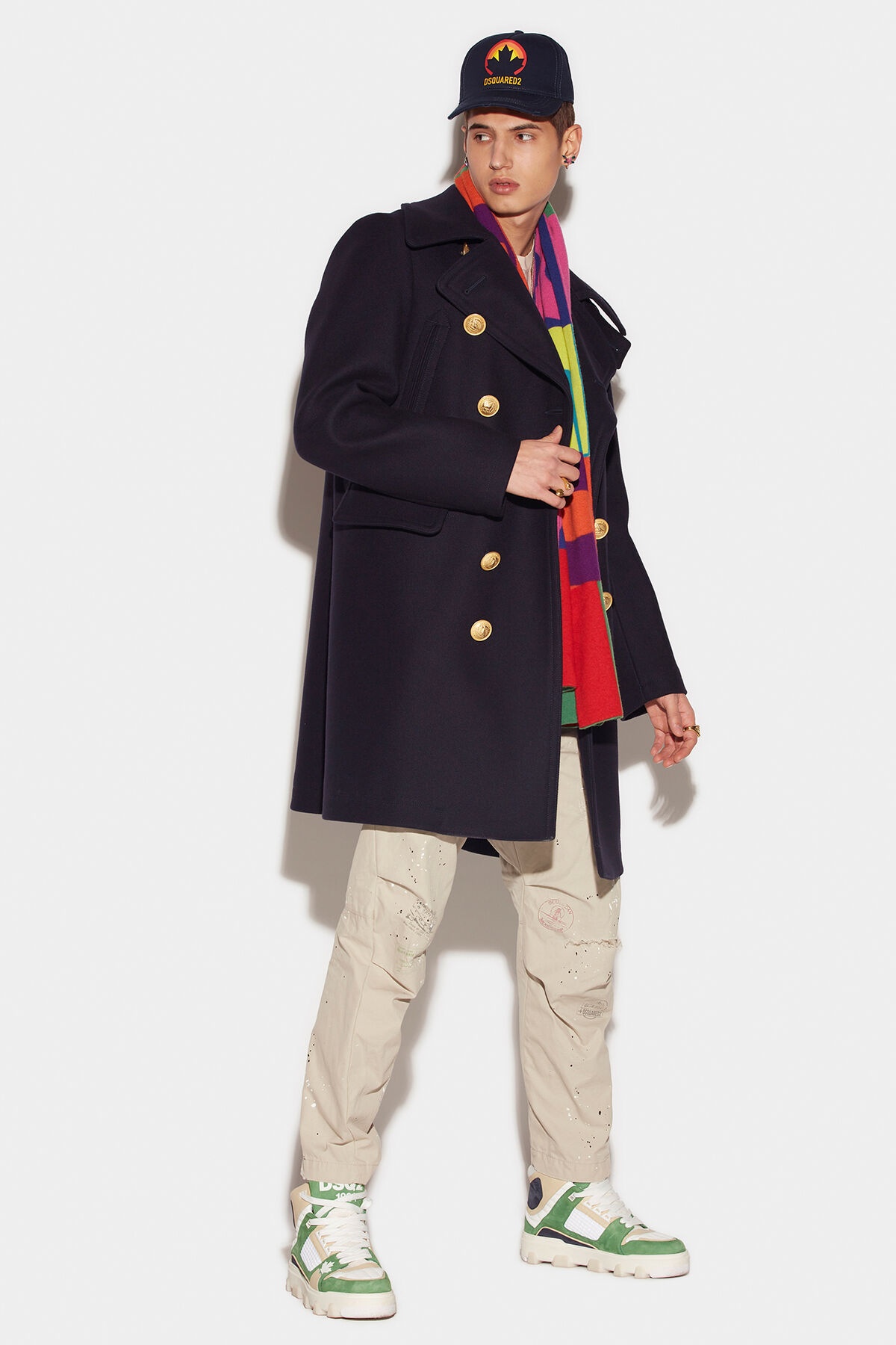 DOUBLE-BREASTED COAT - 4