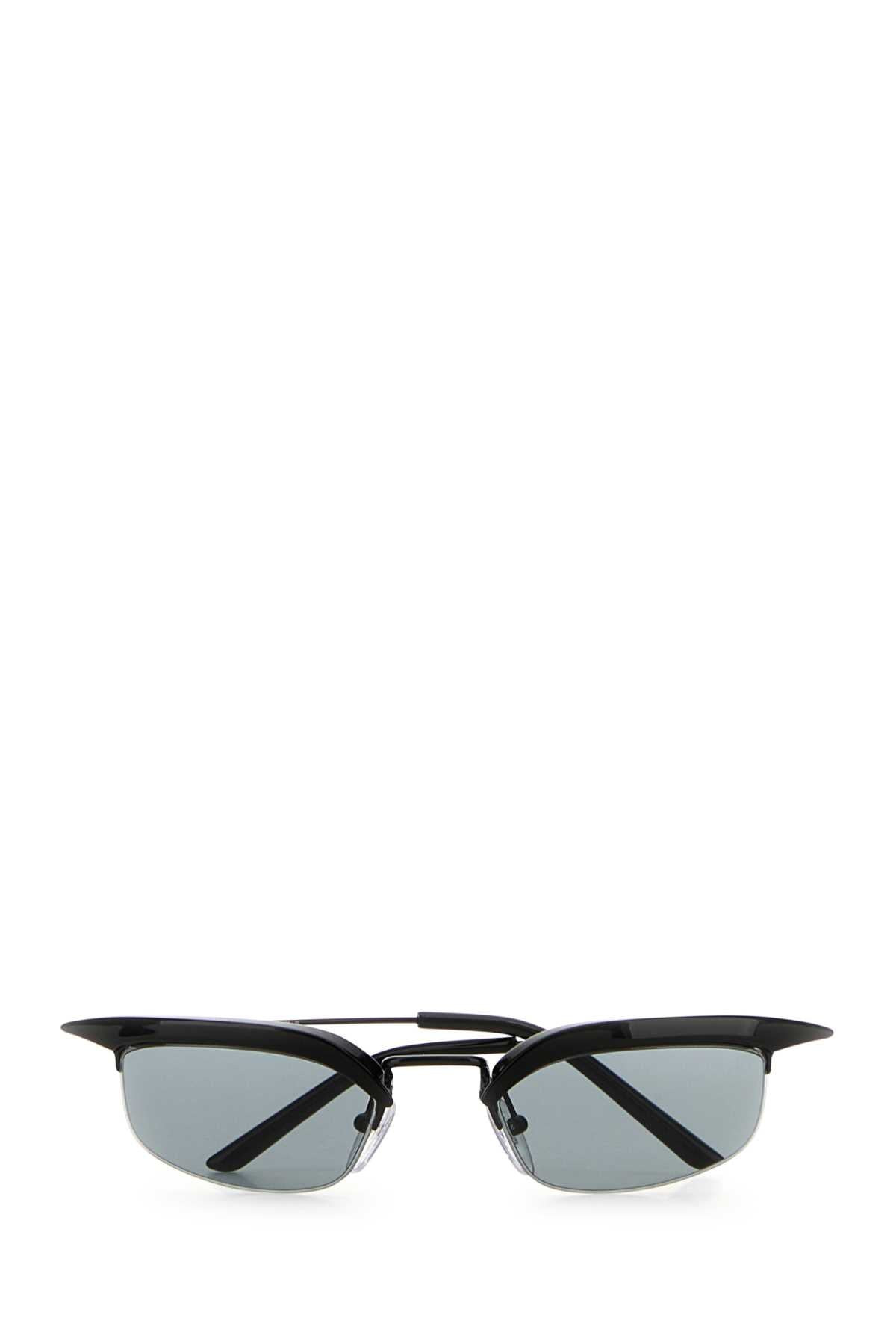 Prada Women Black Acetate And Metal Prada Runway Sunglasses - 2
