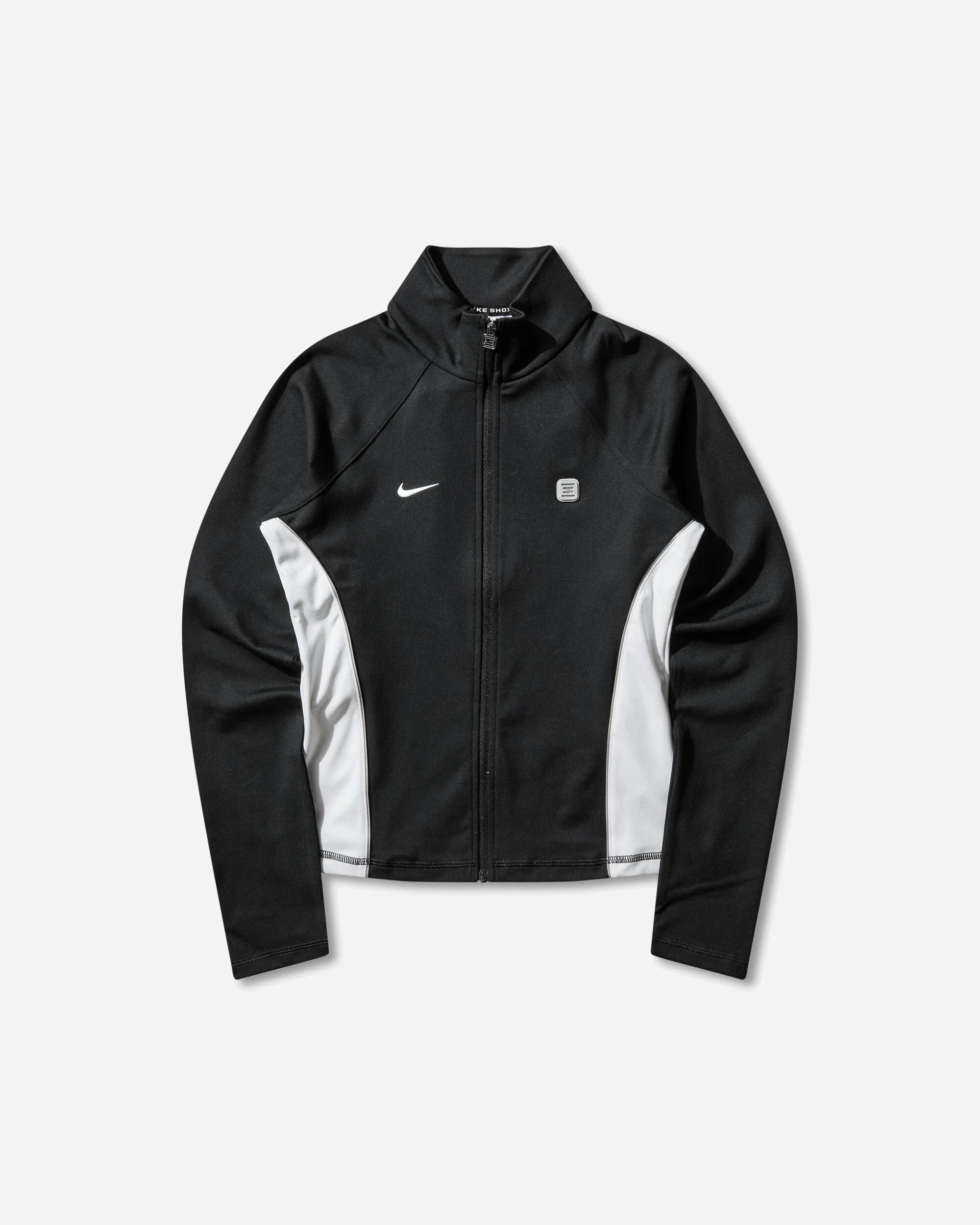 Women's Shox Full-Zip Longsleeve Top Black / White - 1