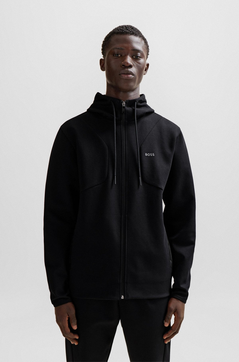 COTTON-BLEND ZIP-UP HOODIE WITH HD LOGO PRINT 2