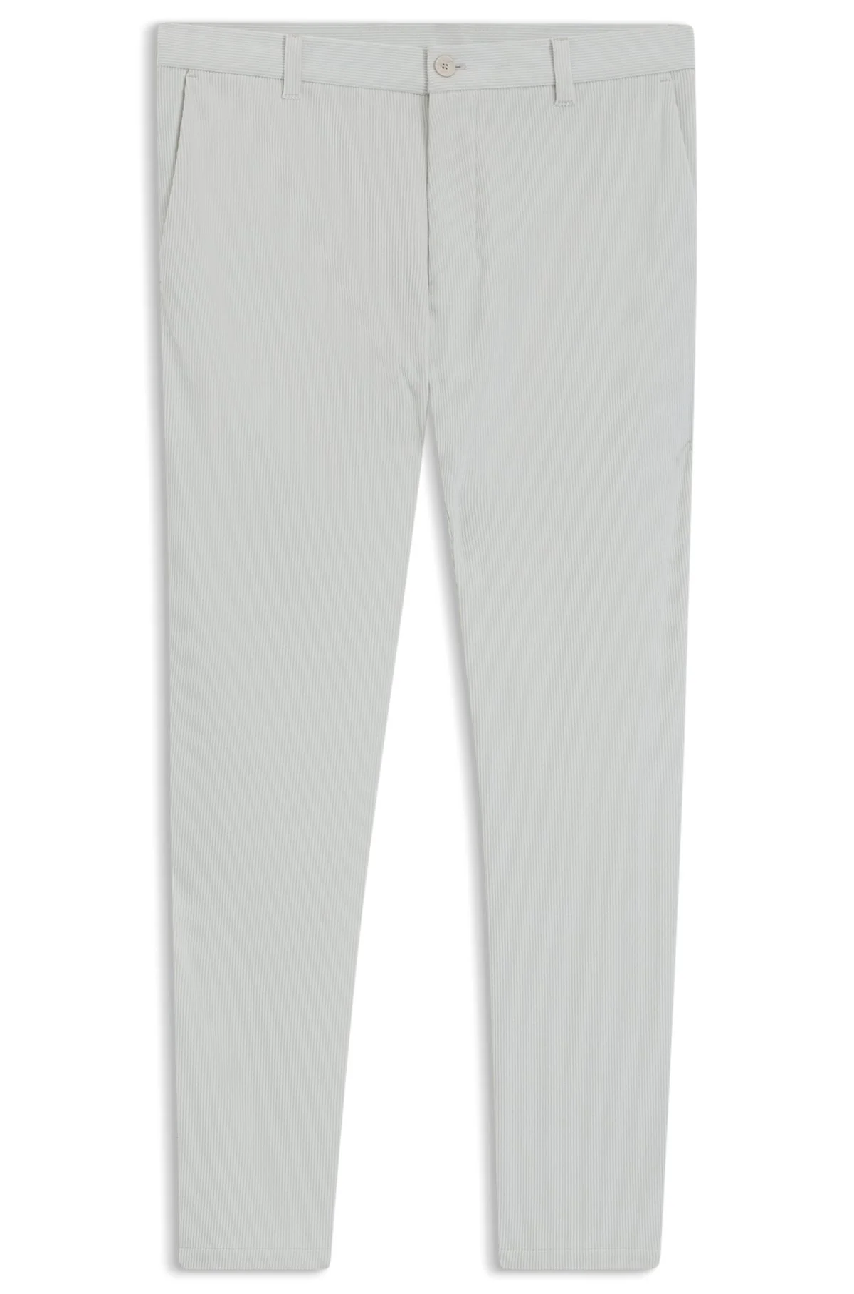 REGULAR-FIT TECHNICAL CORDUROY PANTS WITH LOGO - 1