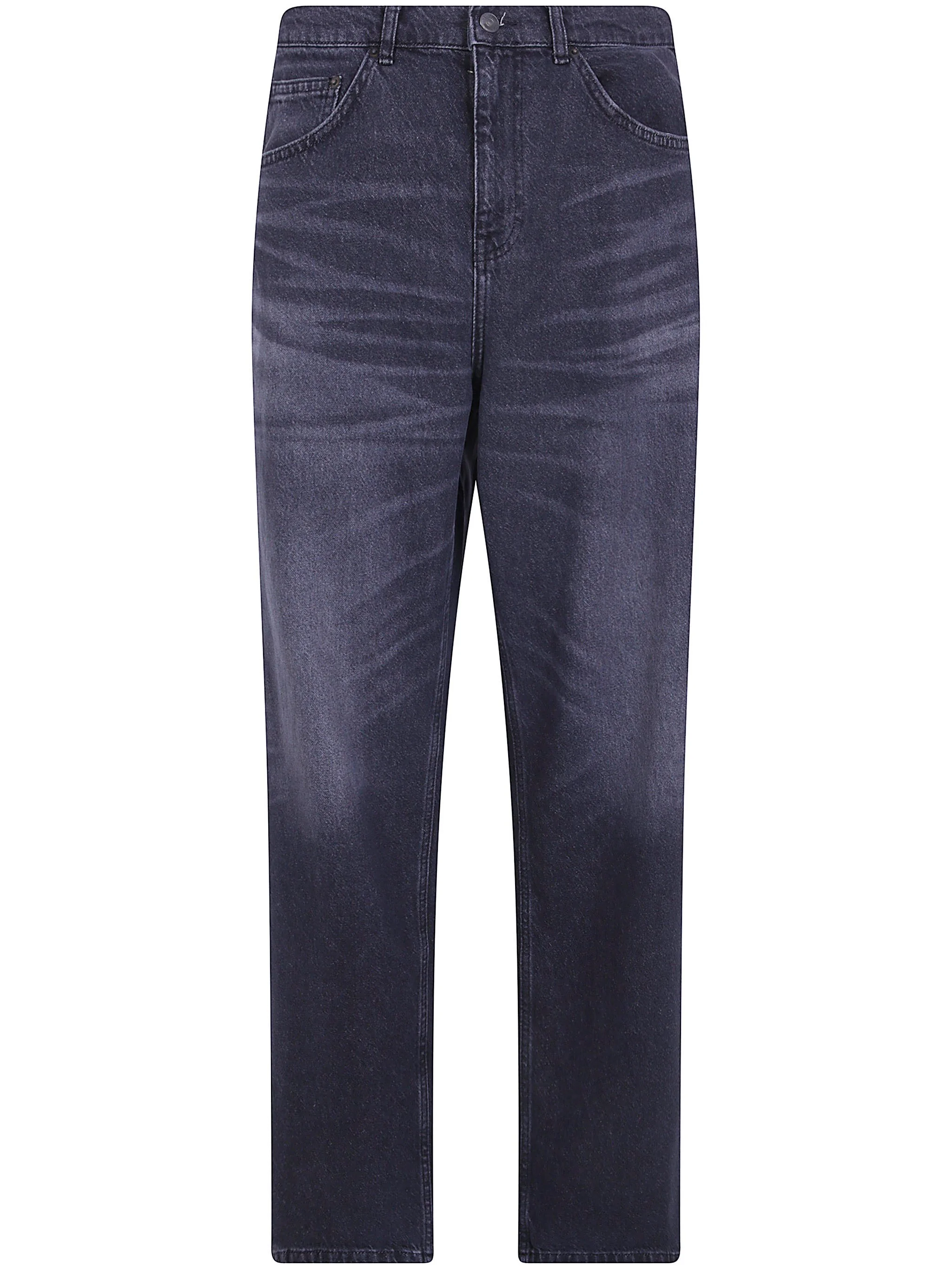 Jeans Straight Leg "Roi Black Washed" - 1
