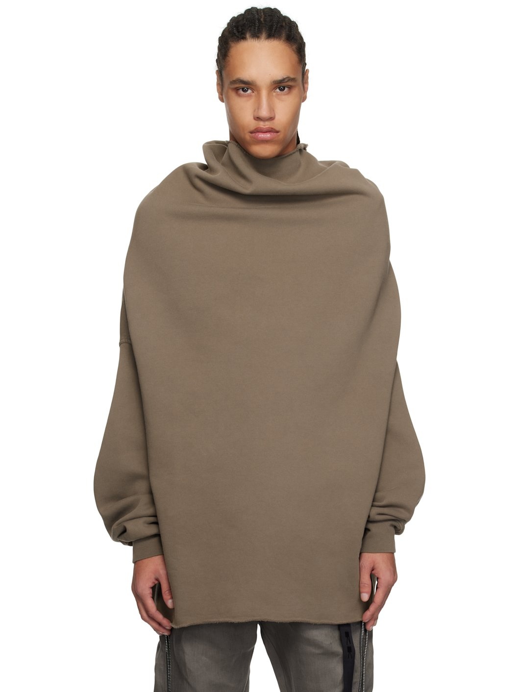 Gray Hollywood Shroud Turtleneck - 1