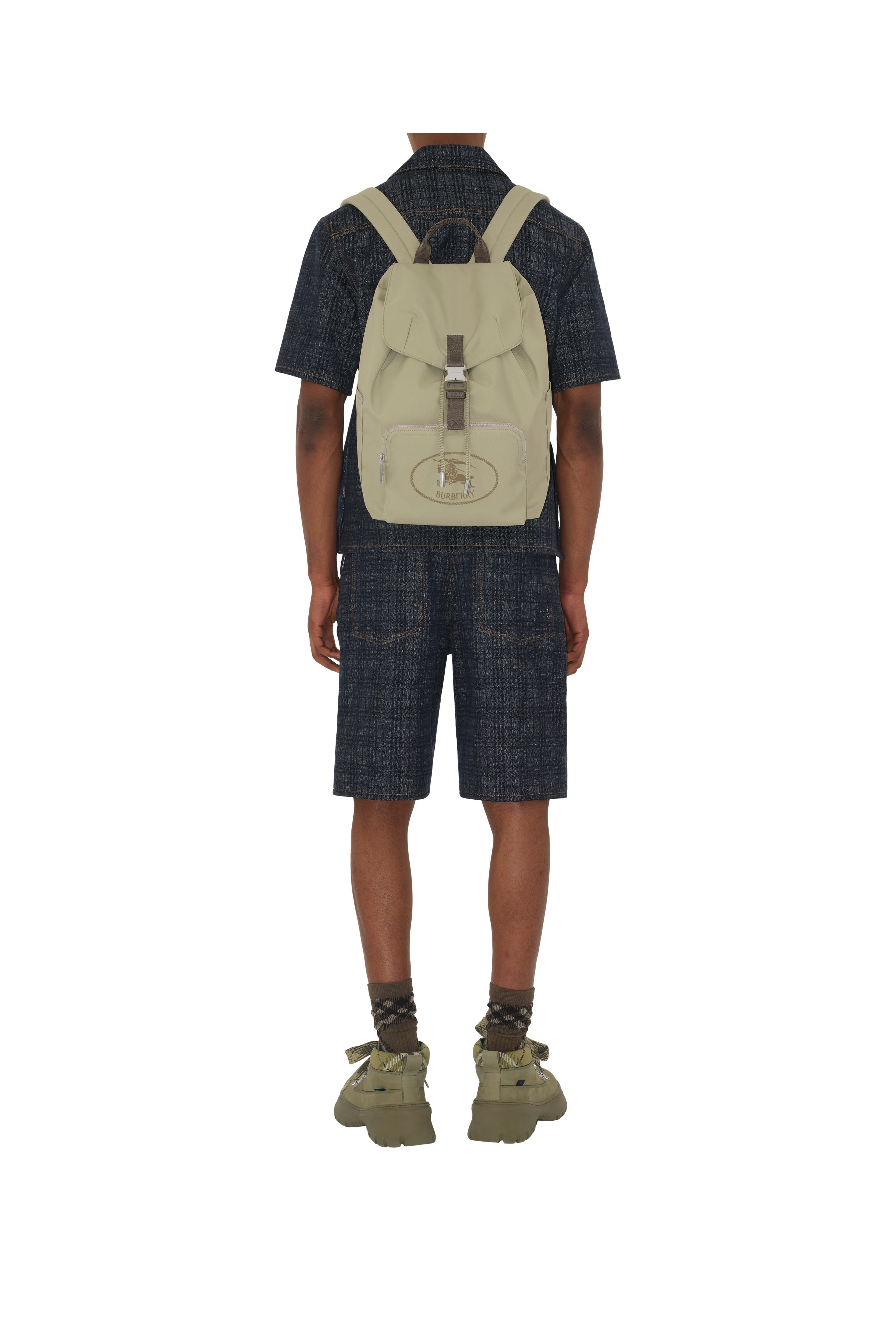 burberry Orkney Flap Backpack in Light Hunter at Nordstrom - 2
