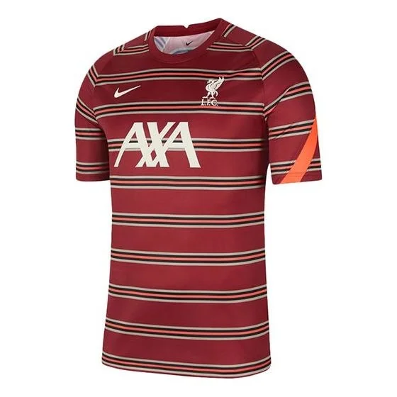 Nike 리버풀 F.C. Pre-Match Short-Sleeve Football Top 'Team Red Bright Crimson Fossil' DB0254-678 - 1