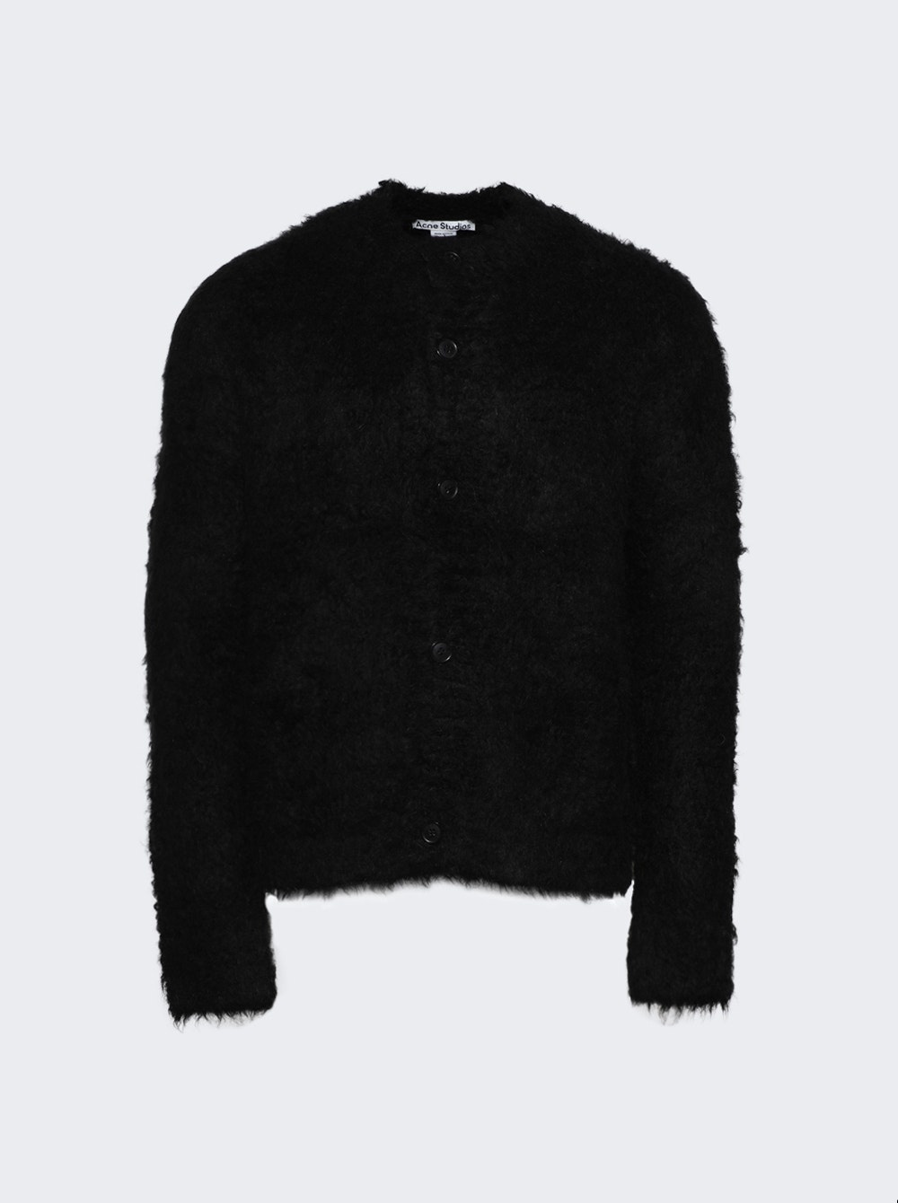 Fluffy Cardigan Black - 1