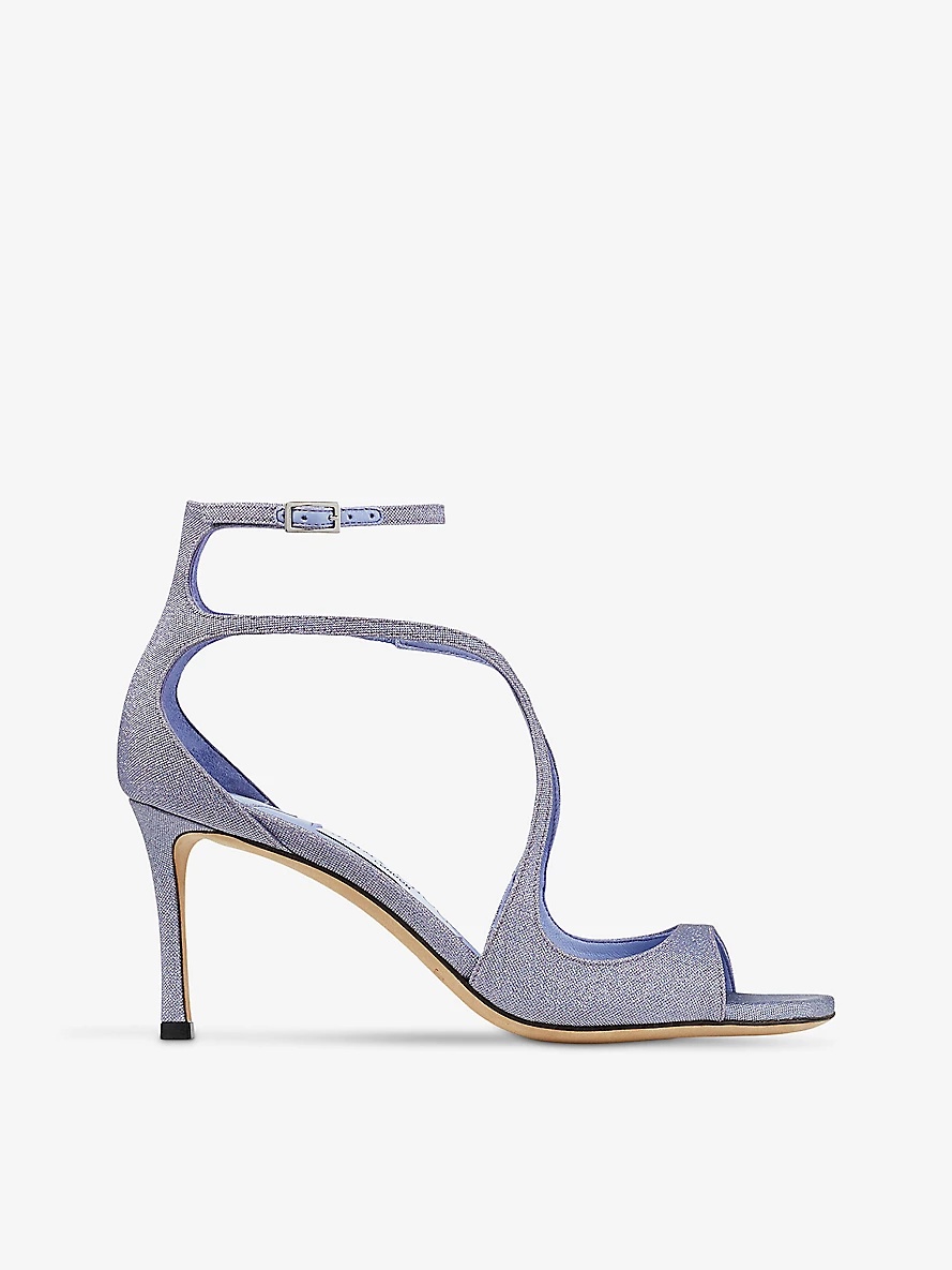 Azia 75 glitter-embellished heeled sandals - 1