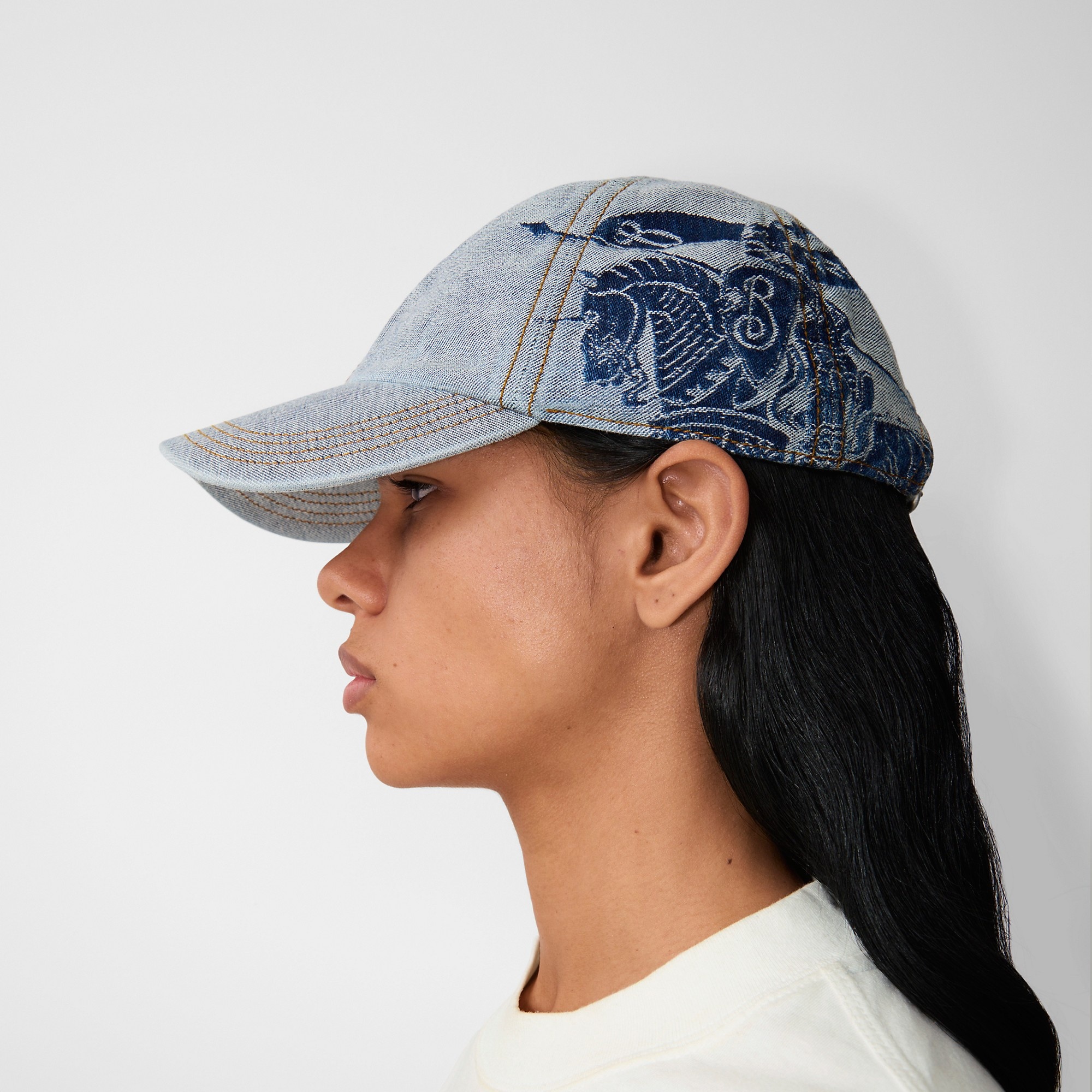 Denim Baseball Cap - 3