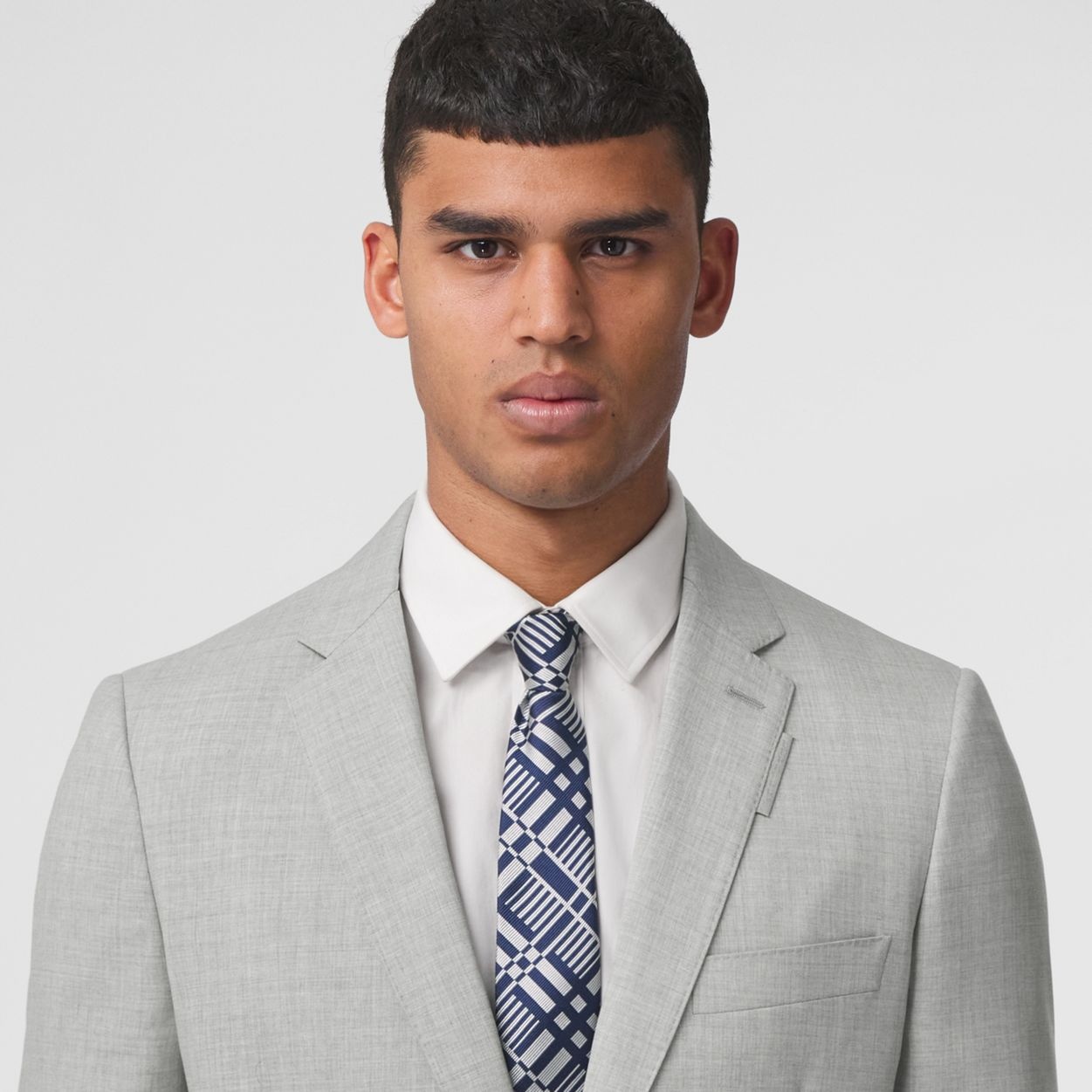 Classic Cut Check Silk Jacquard Tie - 4