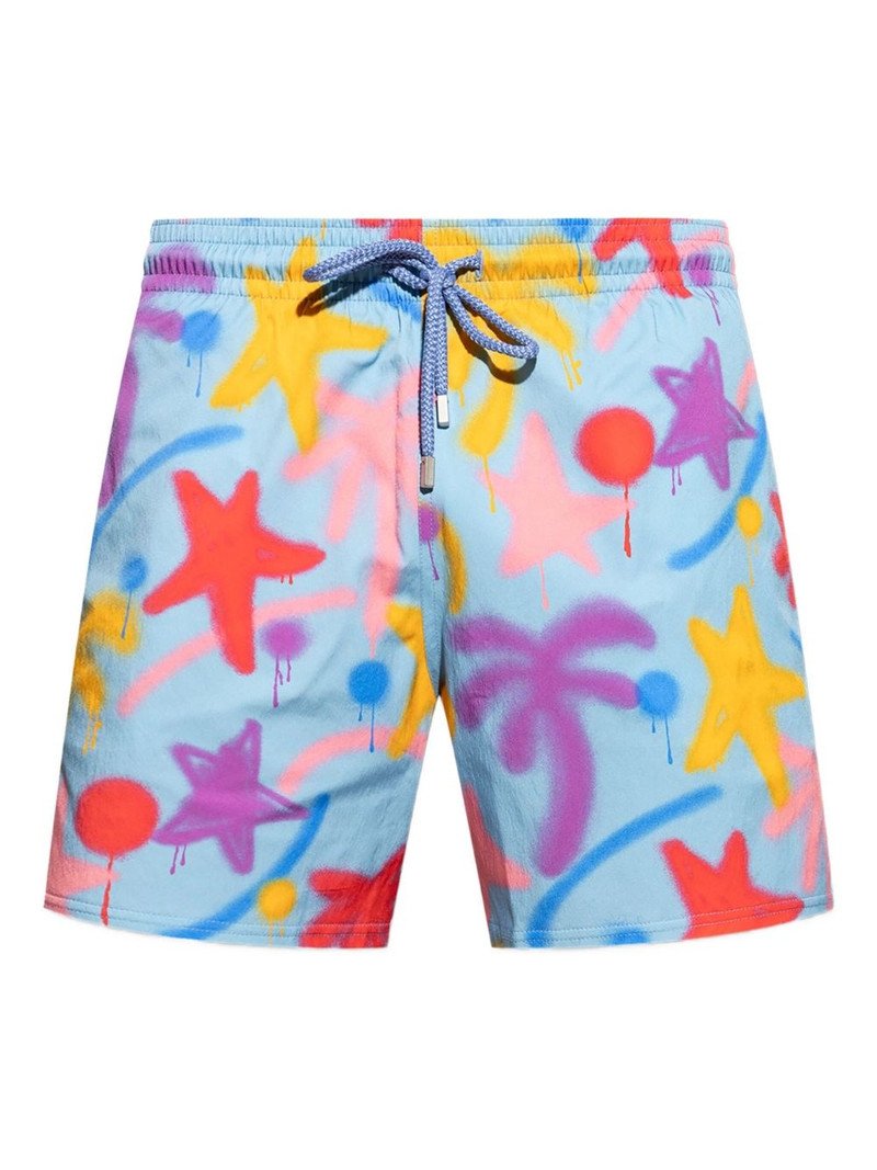 spray-paint swim shorts 1