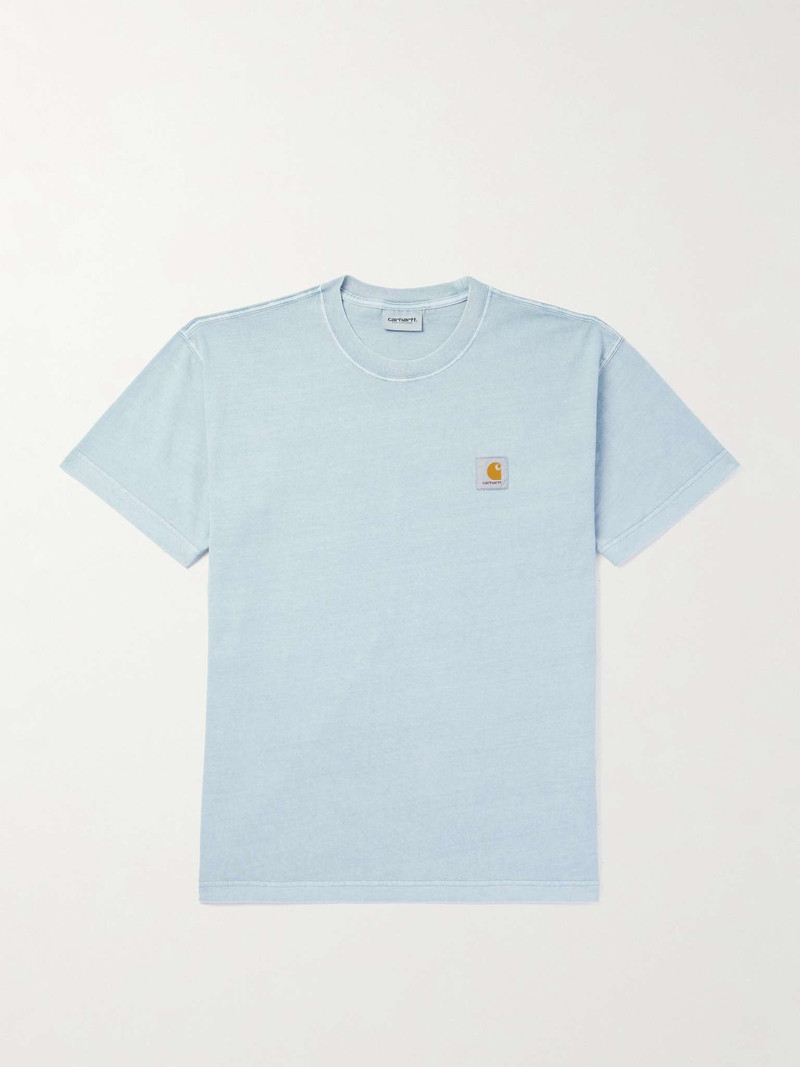 Vista Logo-Appliquéd Cotton-Jersey T-Shirt 1