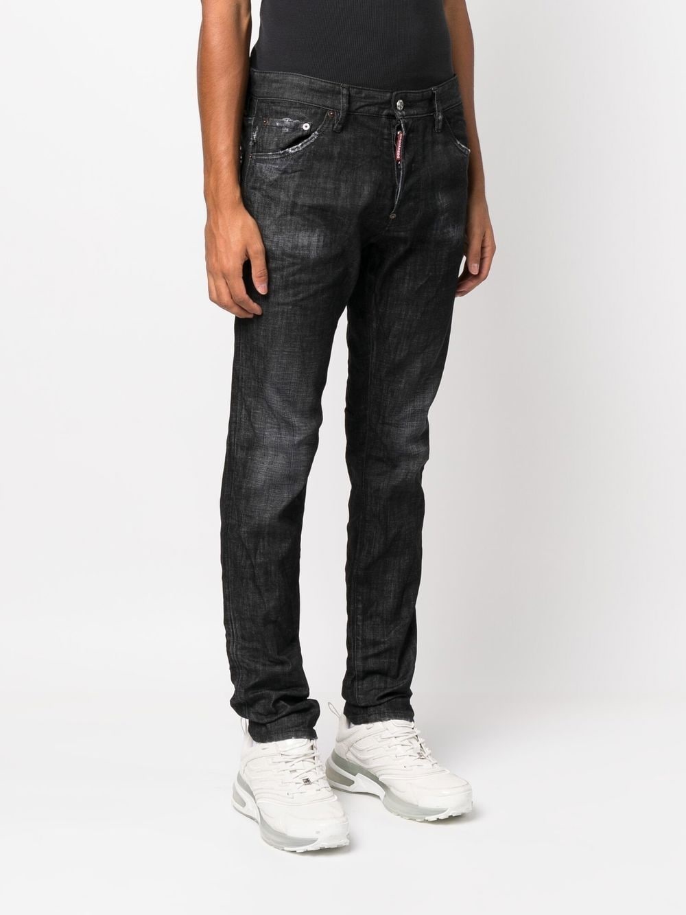 tapered slim-cut jeans - 3