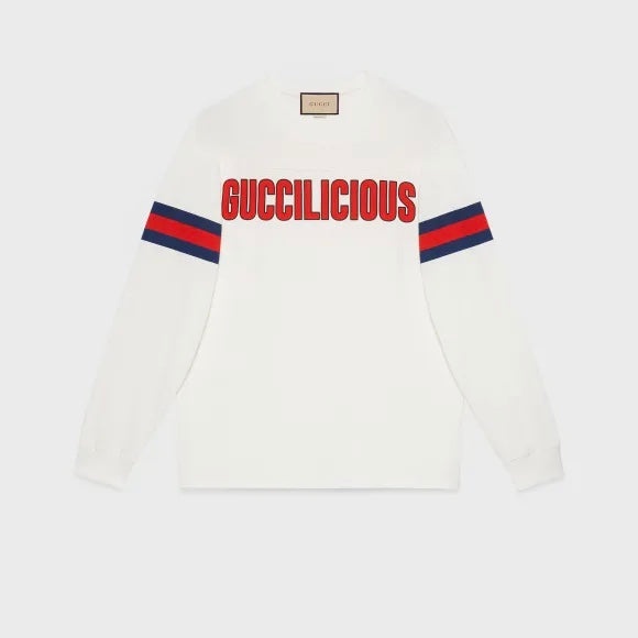 Gucci Cotton Jersey Printed Sweatshirt - 1